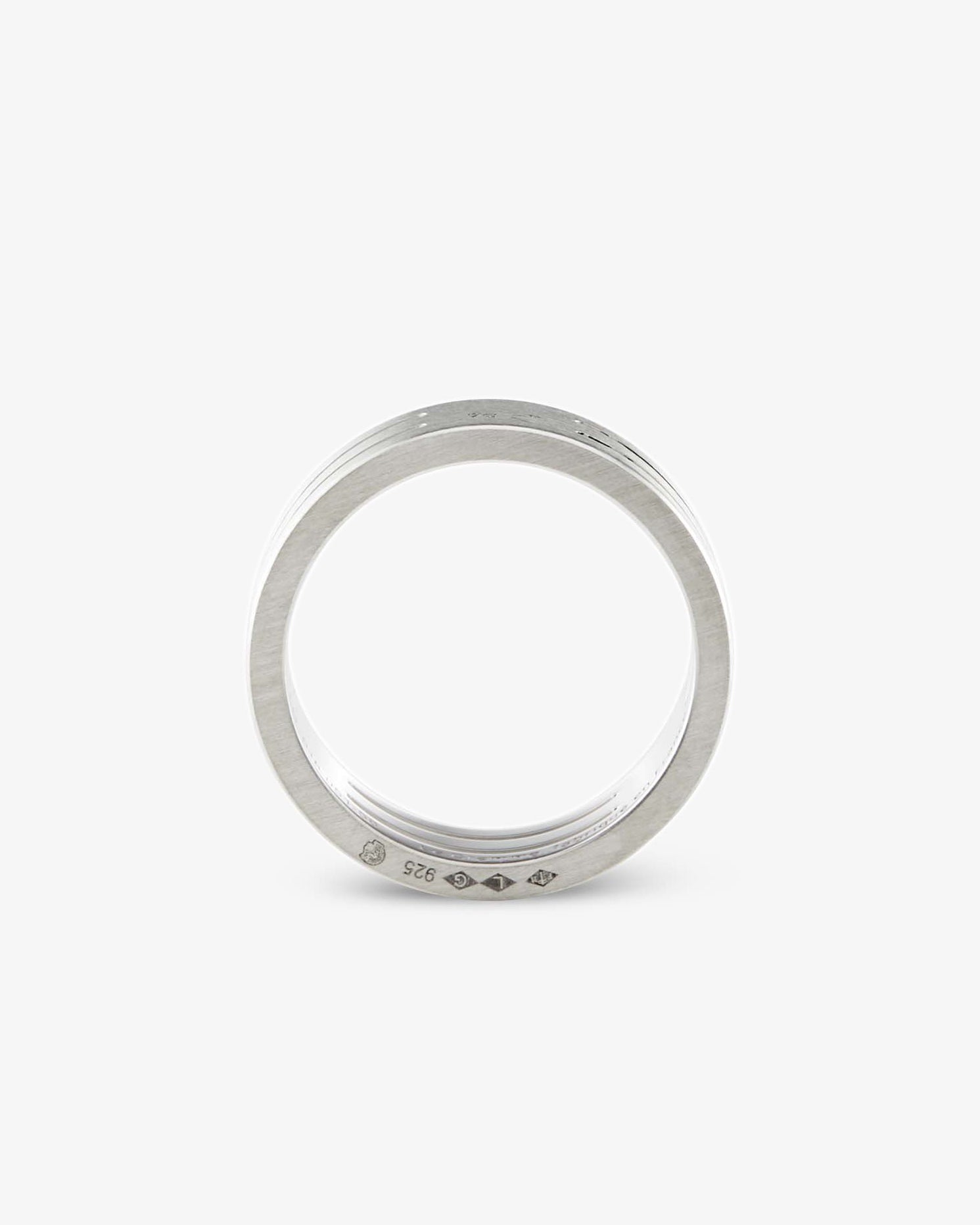 Le gramme 7g polished punched ribbon ring