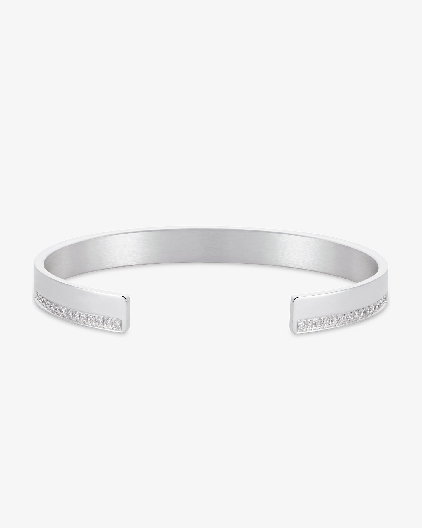 Le gramme 20g polished ribbon diamond bracelet