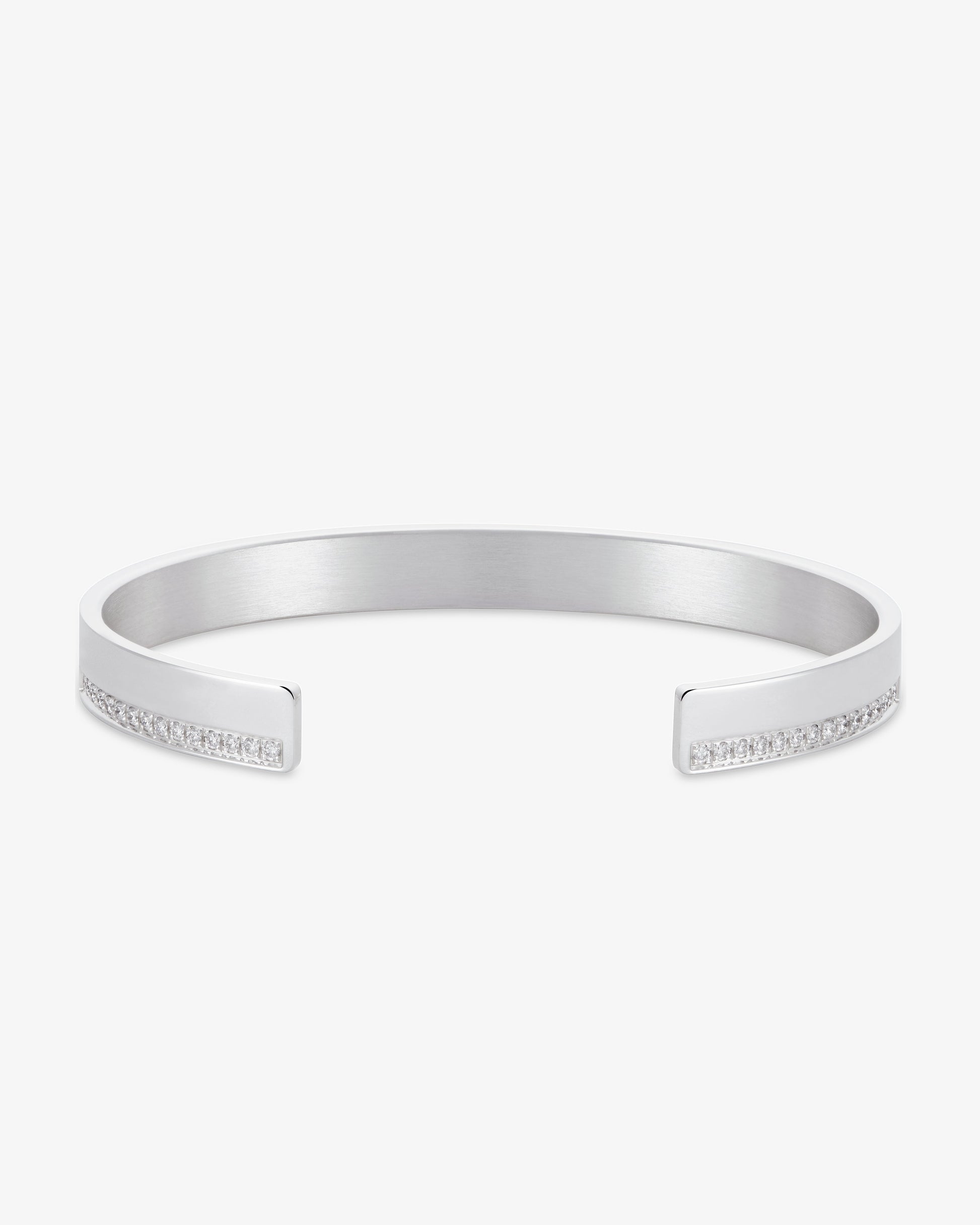 Le gramme 20g polished ribbon diamond bracelet