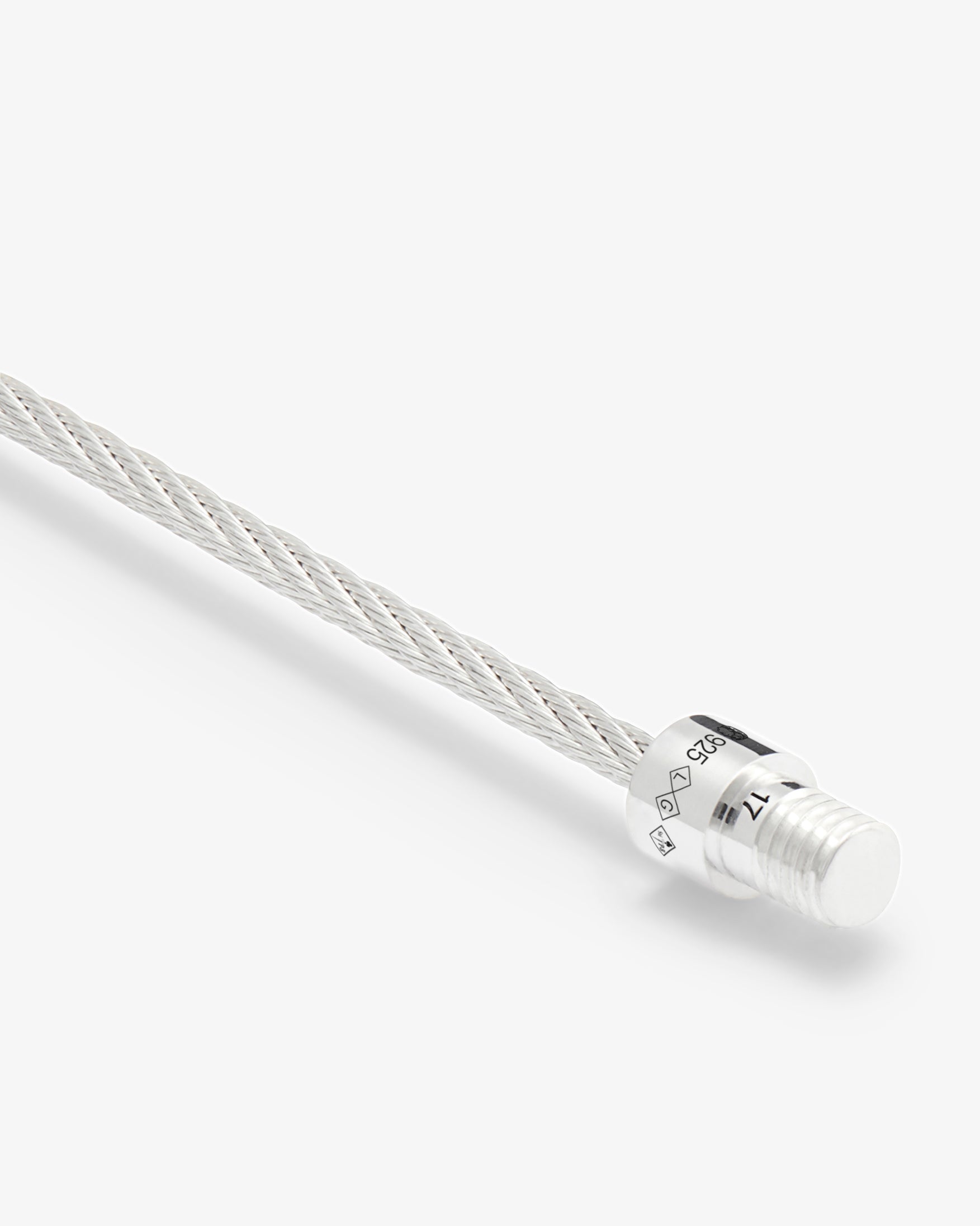 Le gramme 9g polished cable bracelet