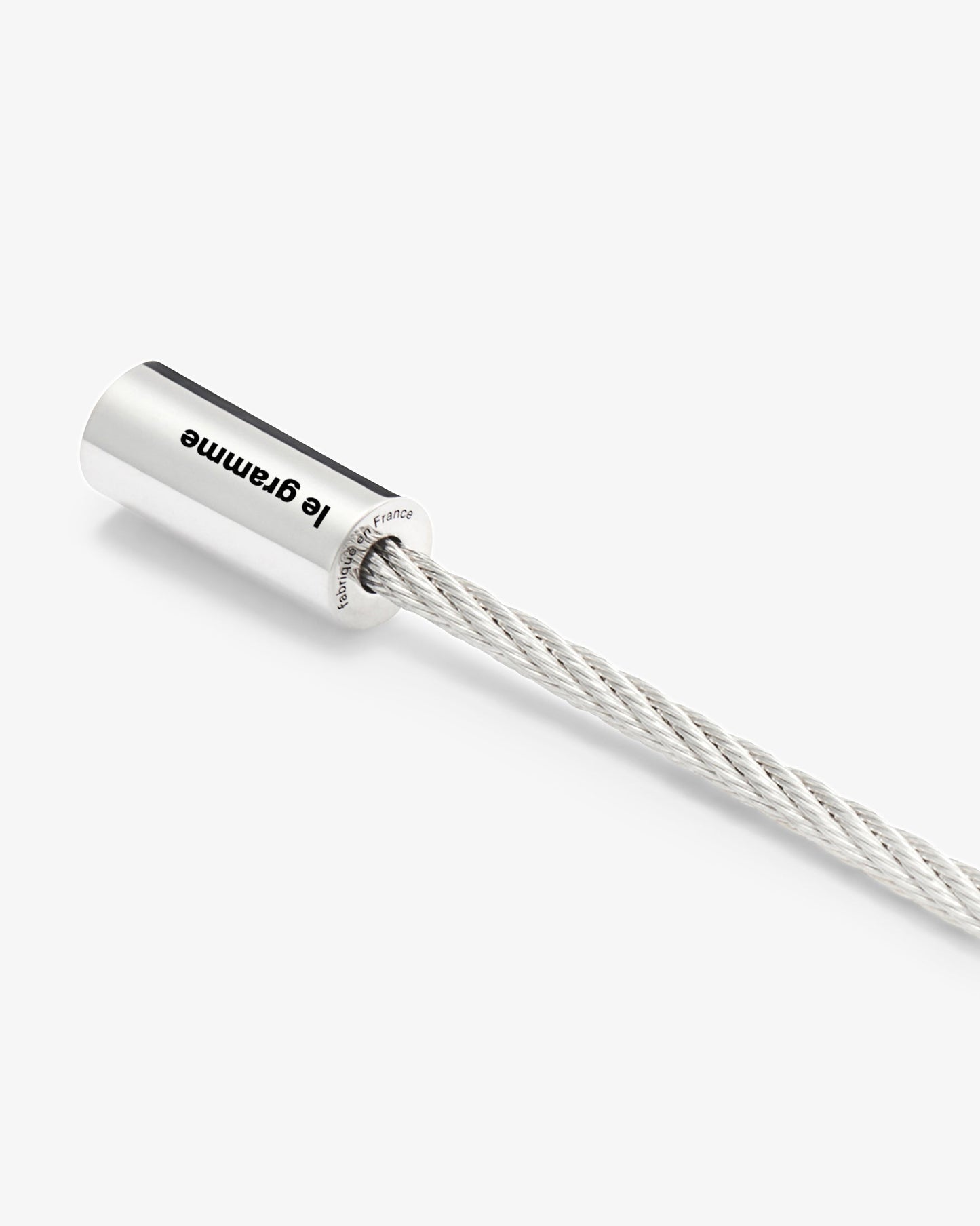 Le gramme 9g polished cable bracelet