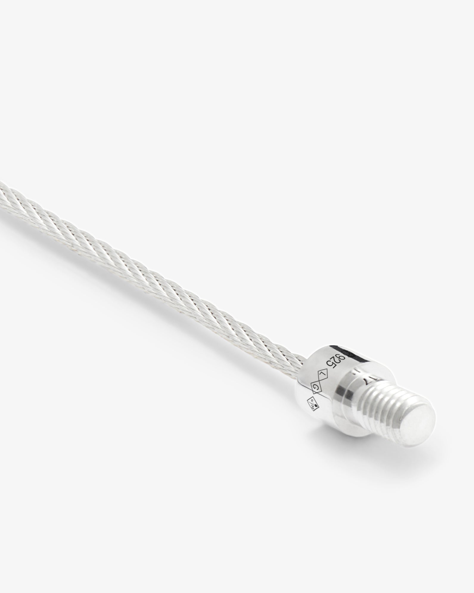 Le gramme 7g polished bicolor cable bracelet