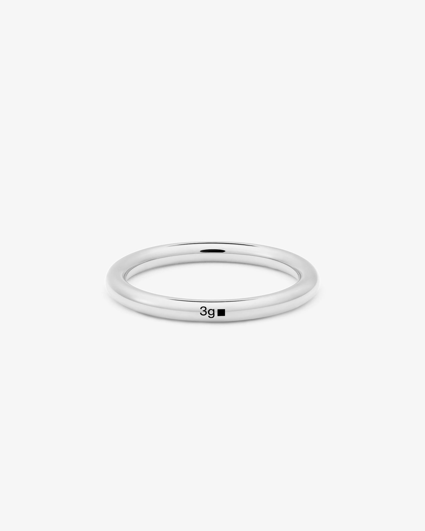 Le gramme 3g polished bangle ring