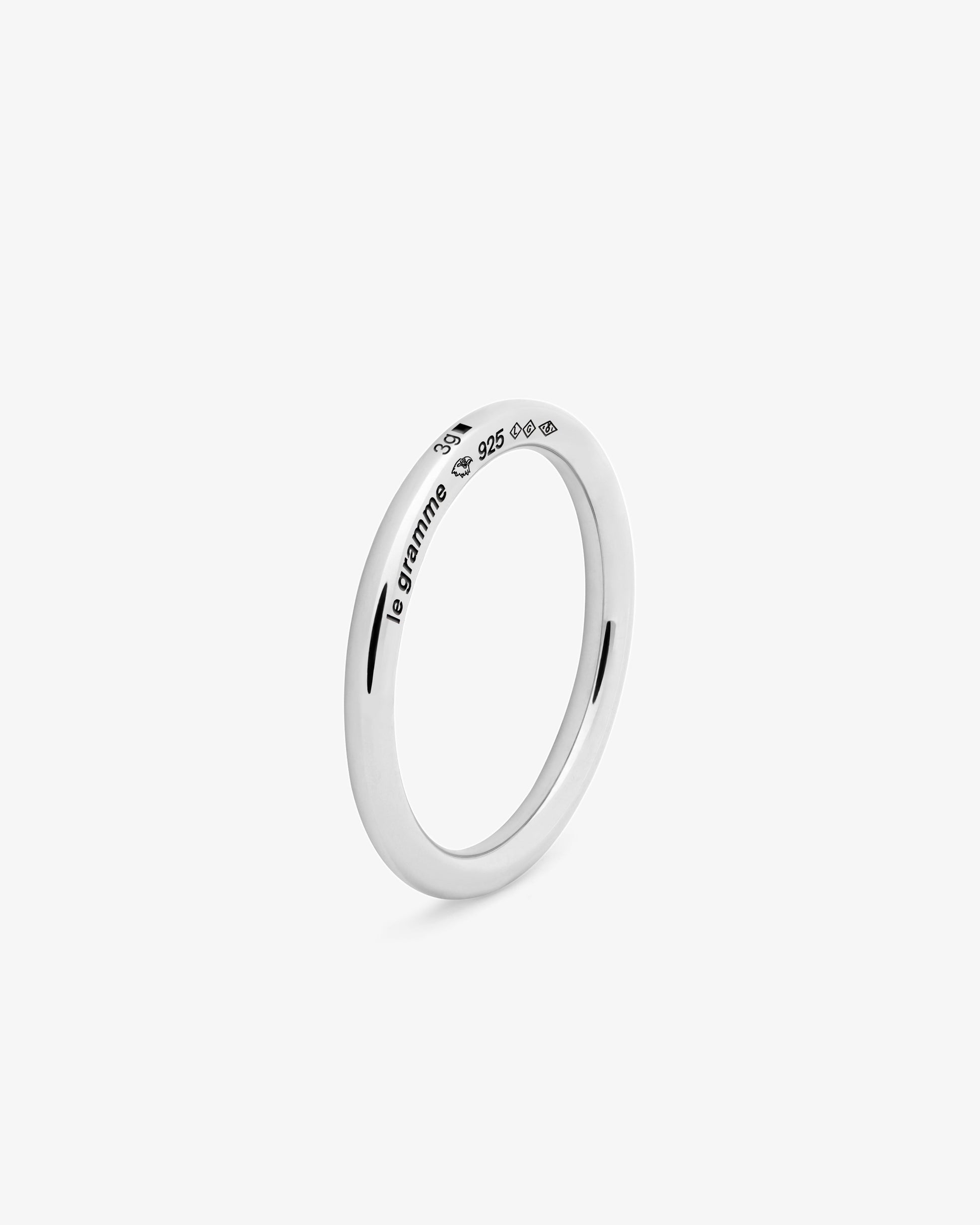 Le gramme 3g polished bangle ring