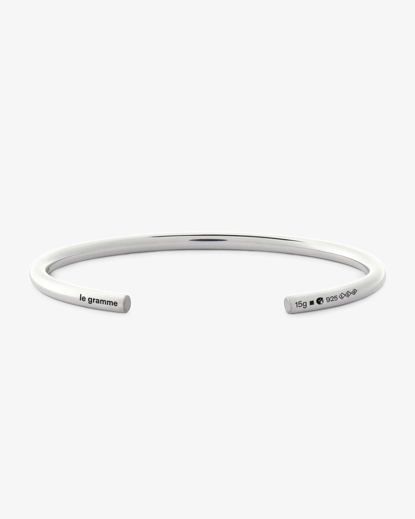 Le gramme 15g polished bangle bracelet