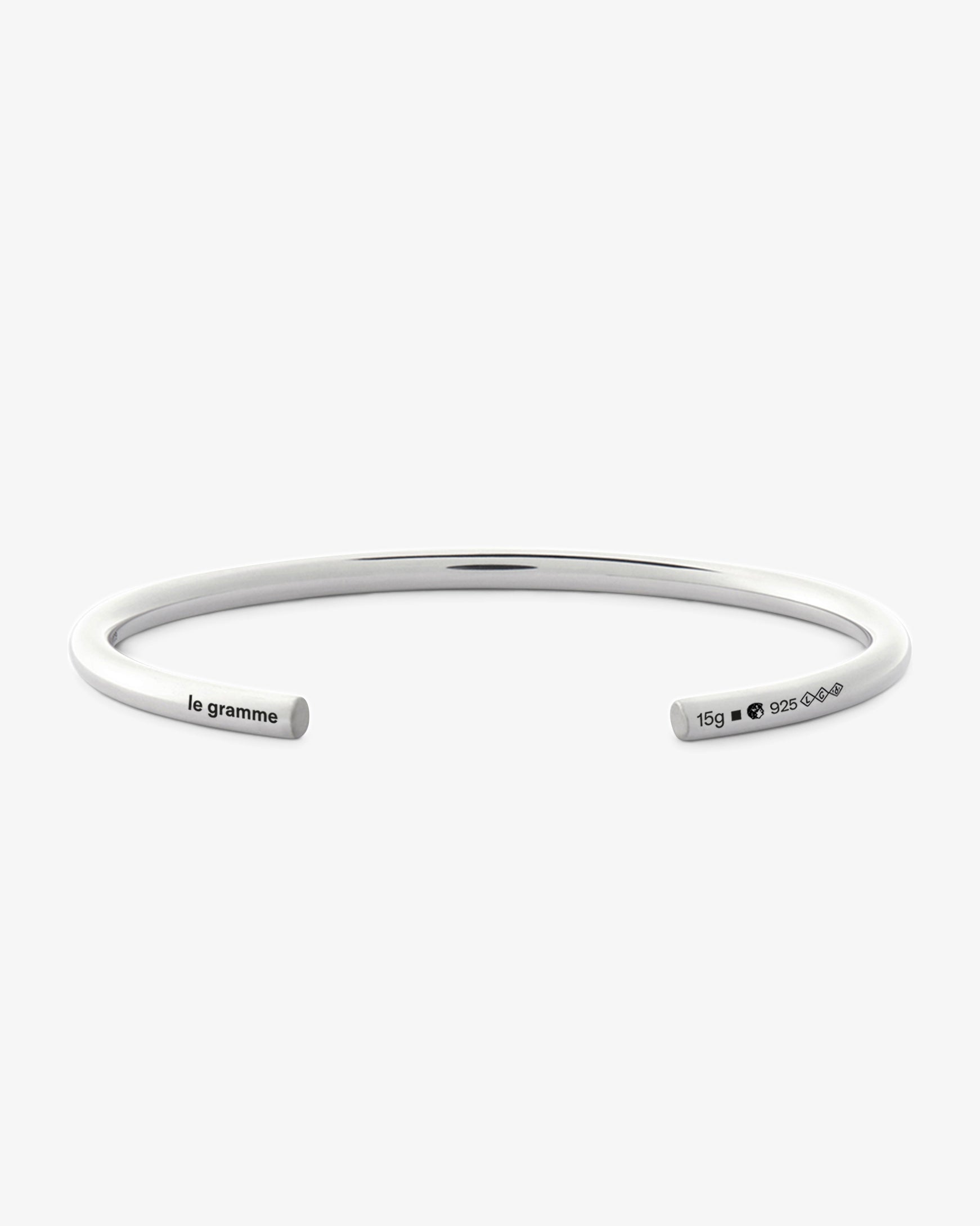 Le gramme 15g polished bangle bracelet