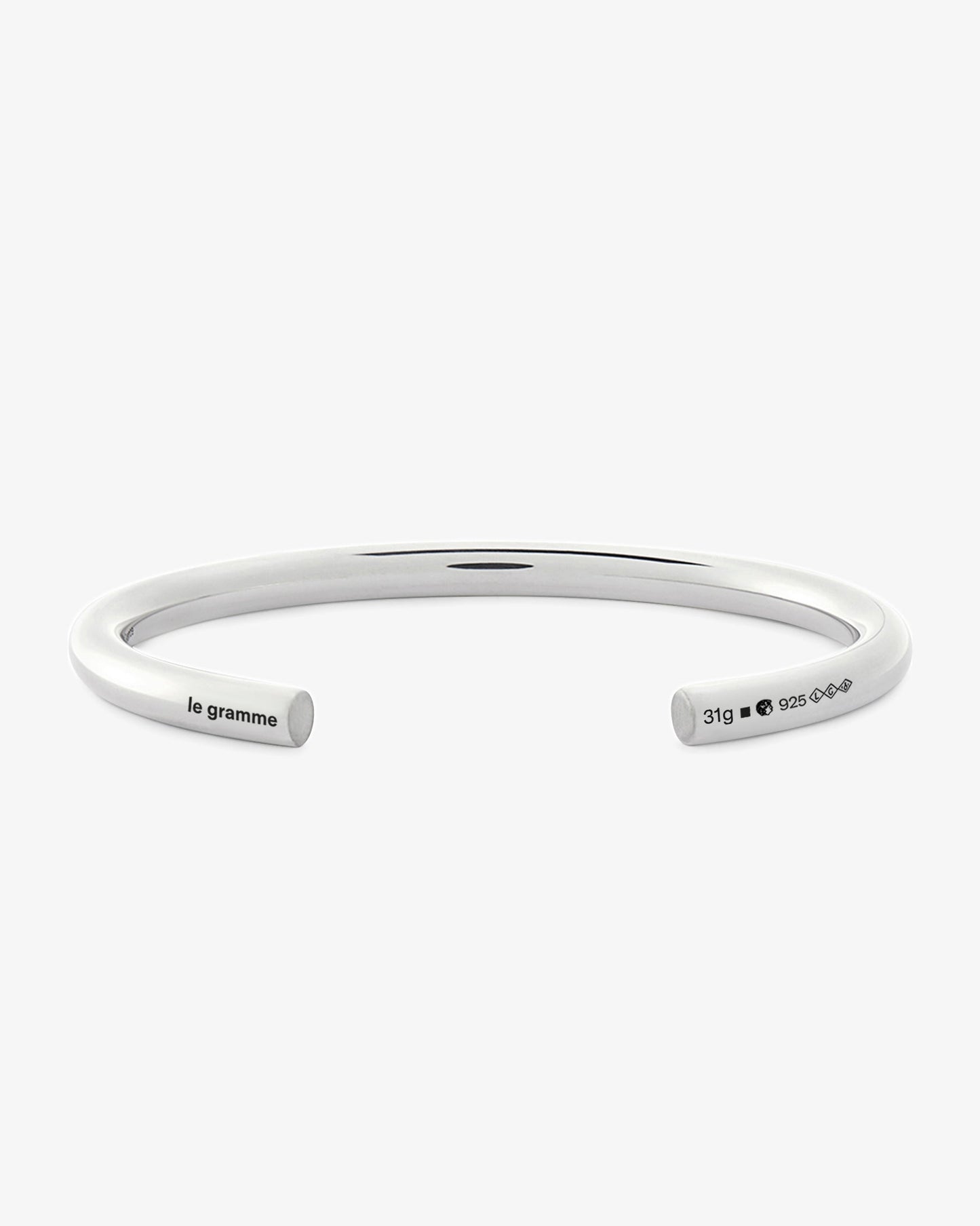 Le gramme 31g polished bangle bracelet