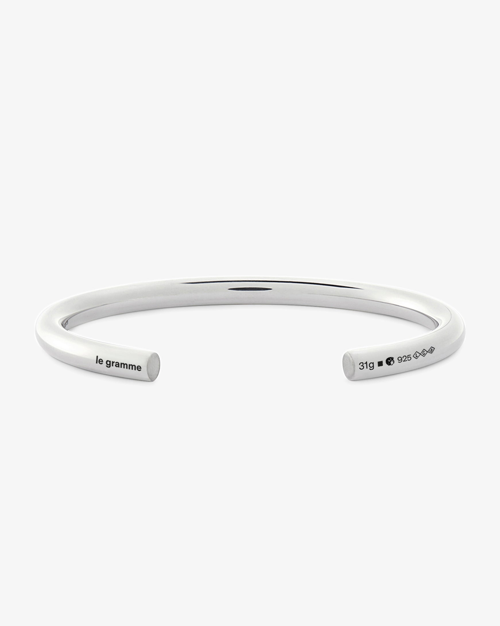 Le gramme 31g polished bangle bracelet