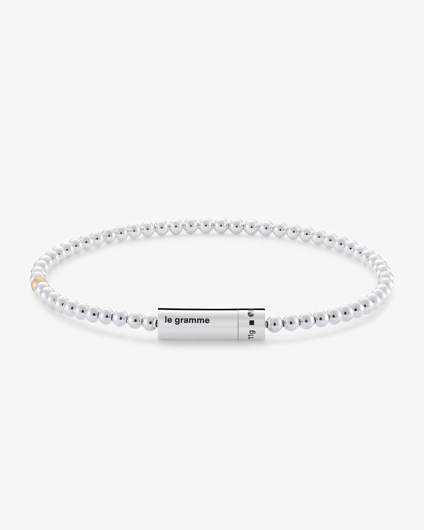 Le gramme 11g polished beads bracelet