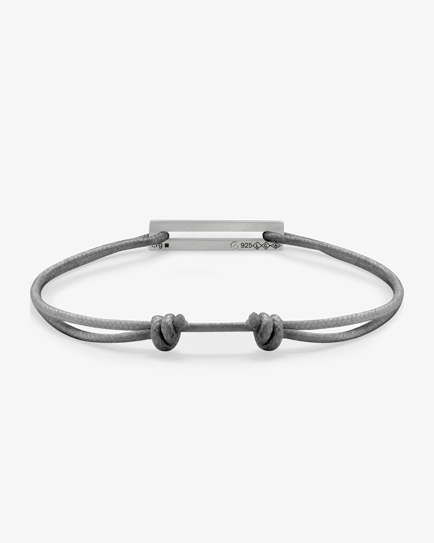 Le gramme 7g grey cord bracelet