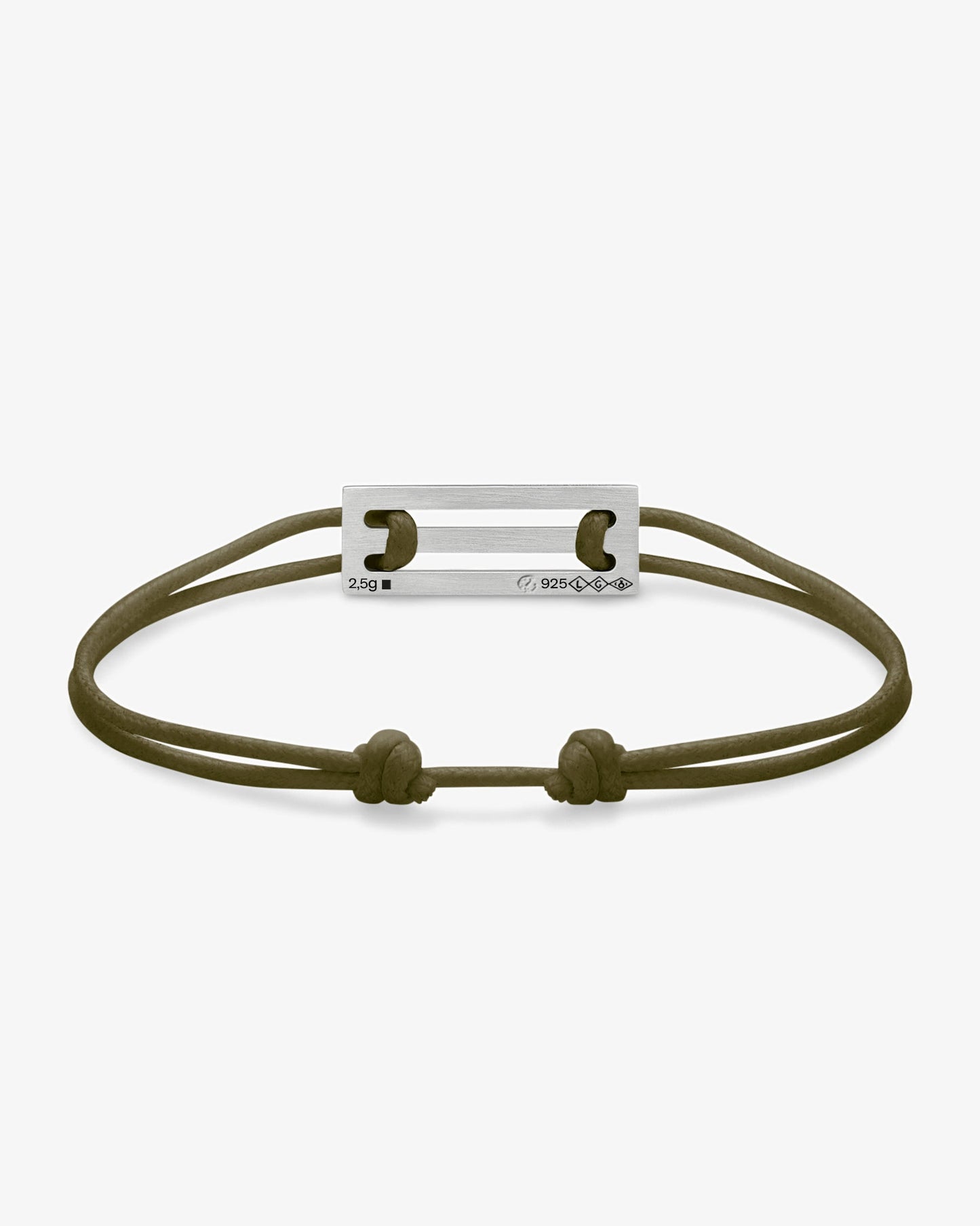 Le gramme 5g khaki cord bracelet