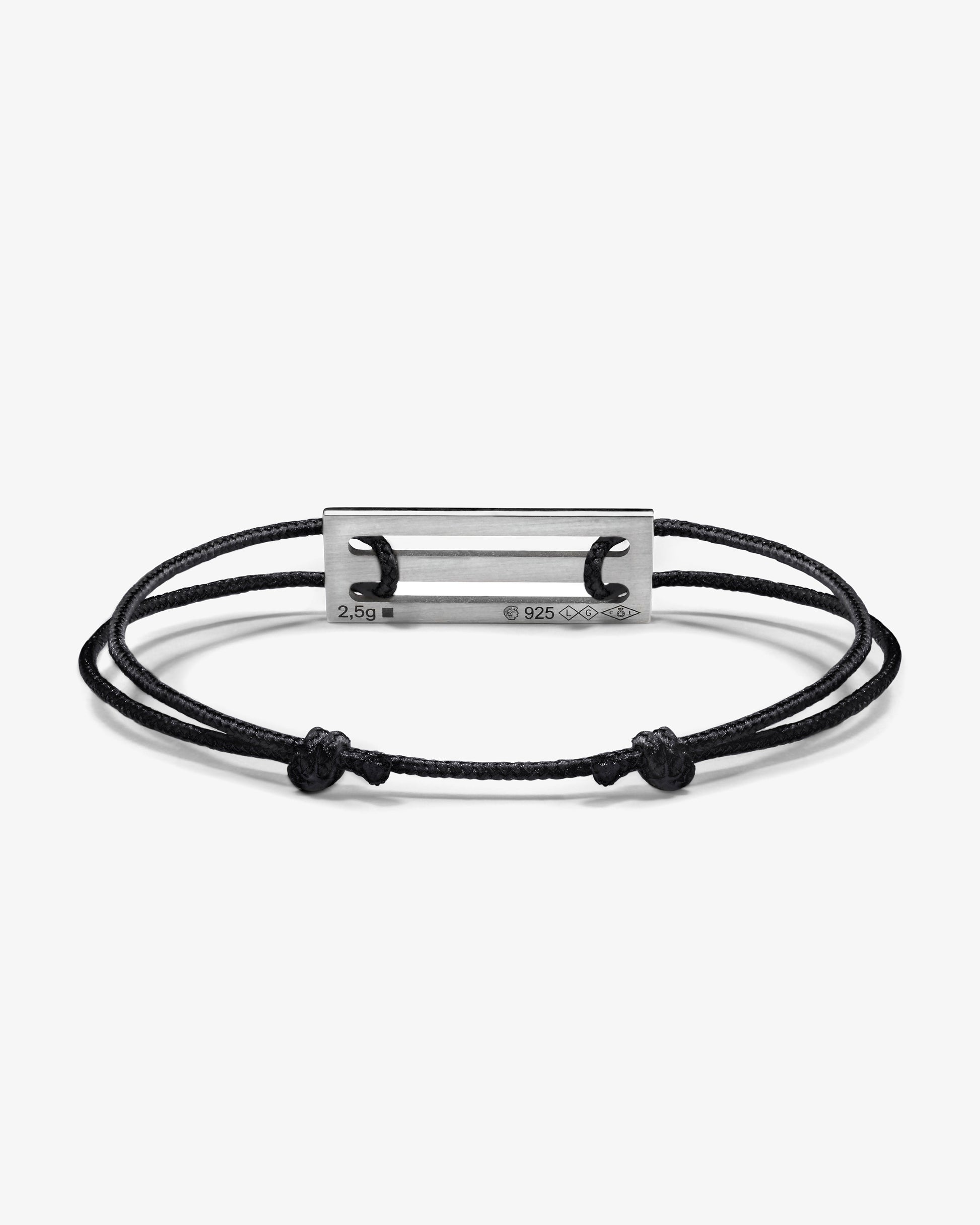 Le gramme 5g royal blue lacquer cord bracelet