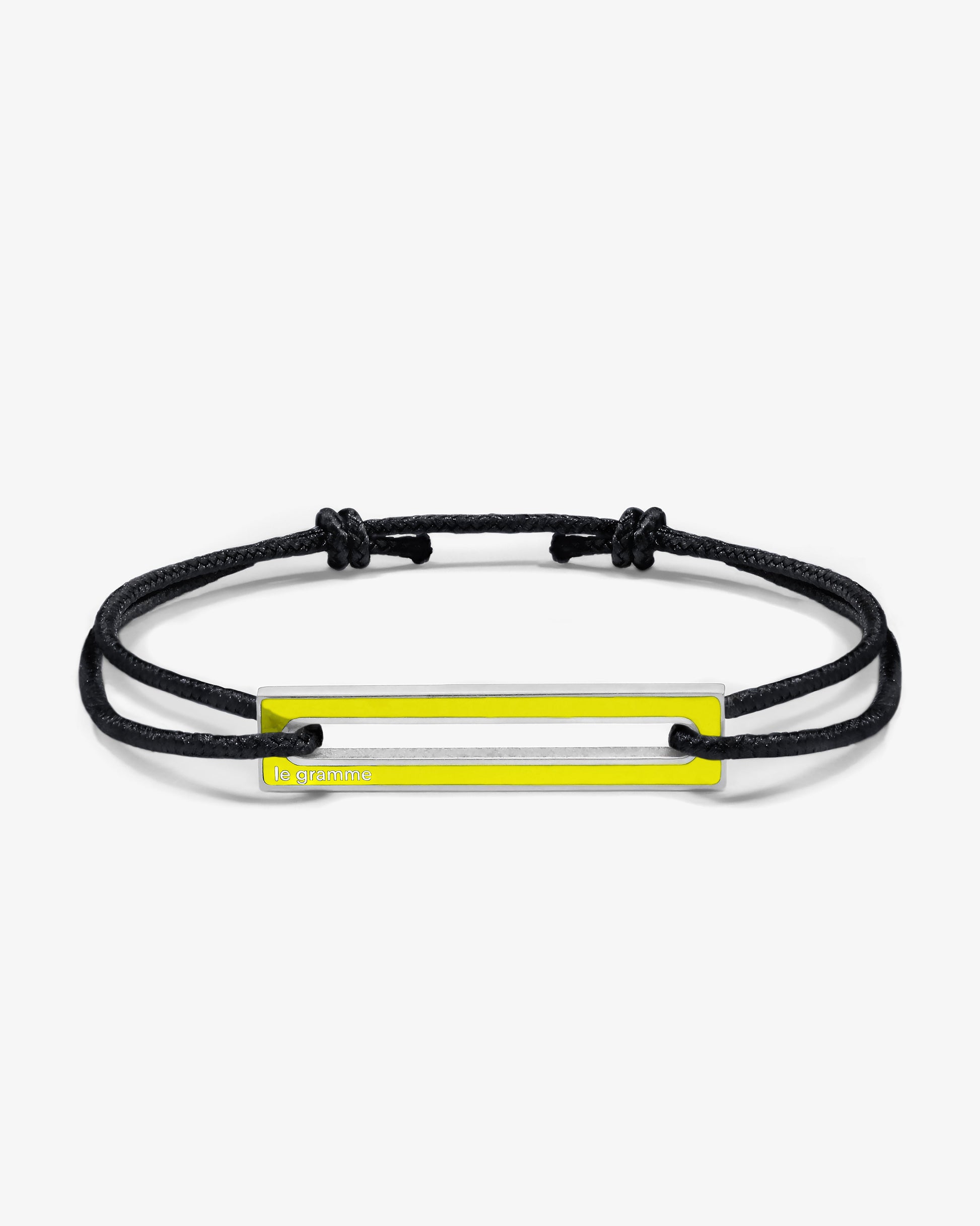 Le gramme 7g yellow lacquer cord bracelet