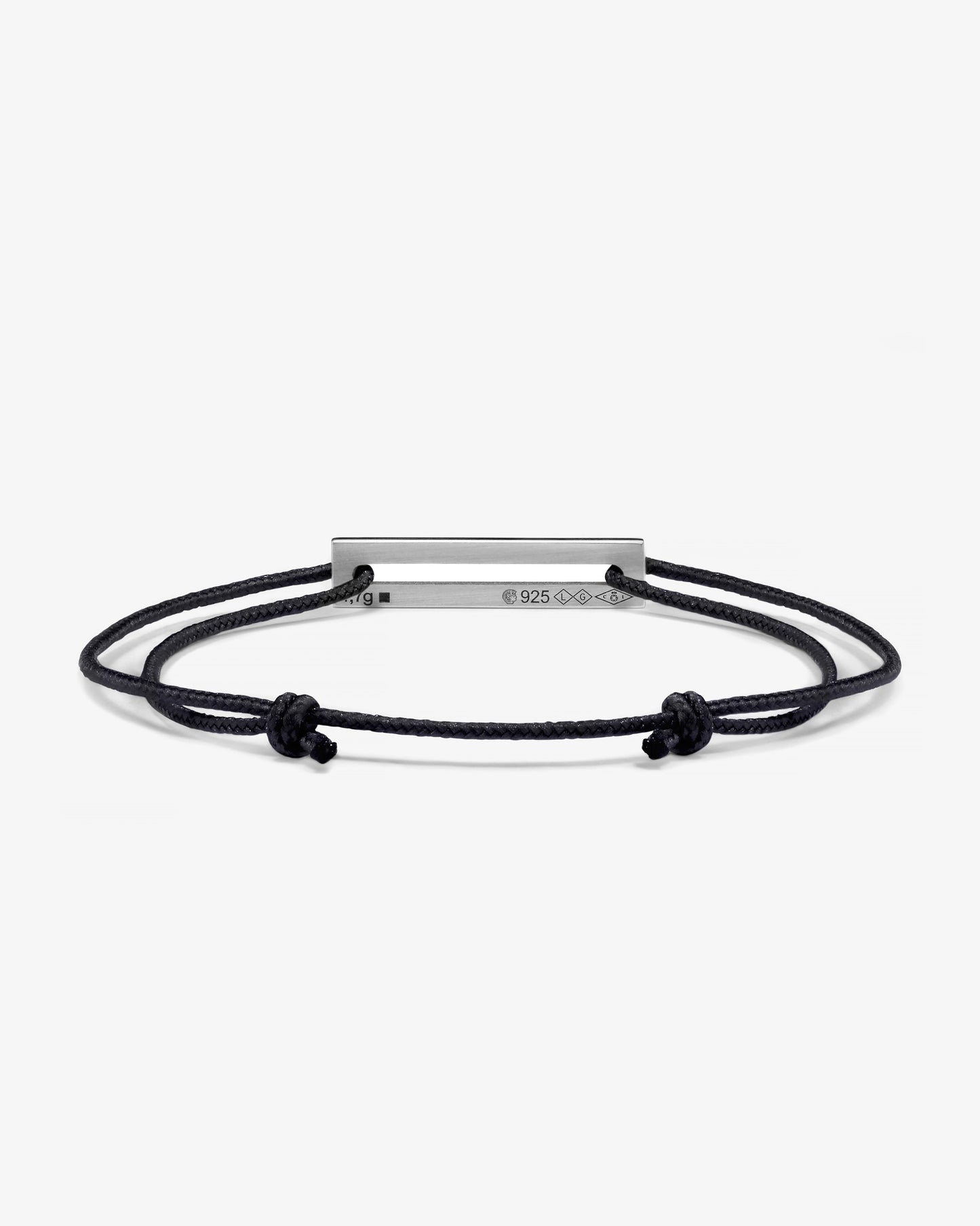 Le gramme 7g green lacquer cord bracelet