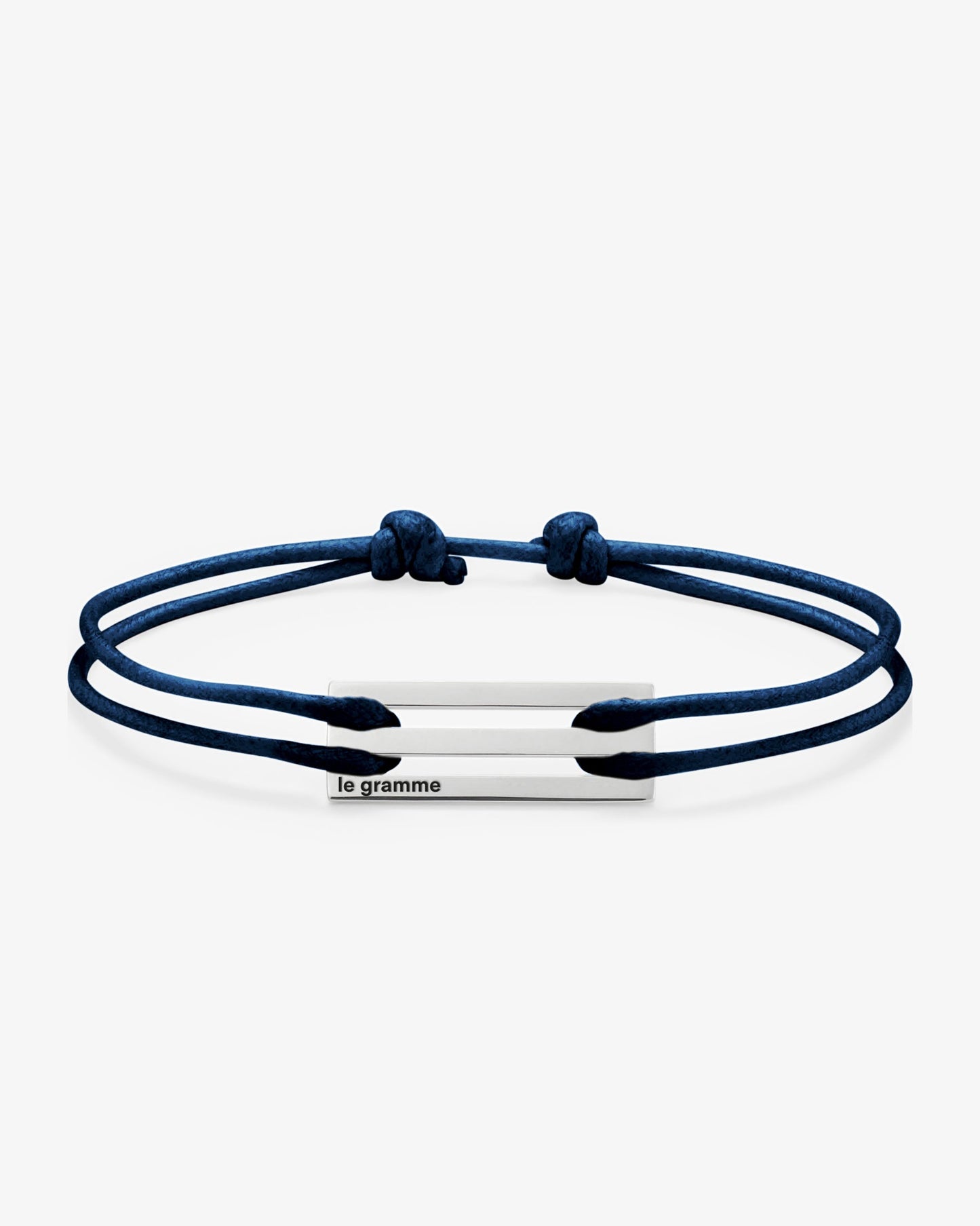 Le gramme 5g navy cord bracelet