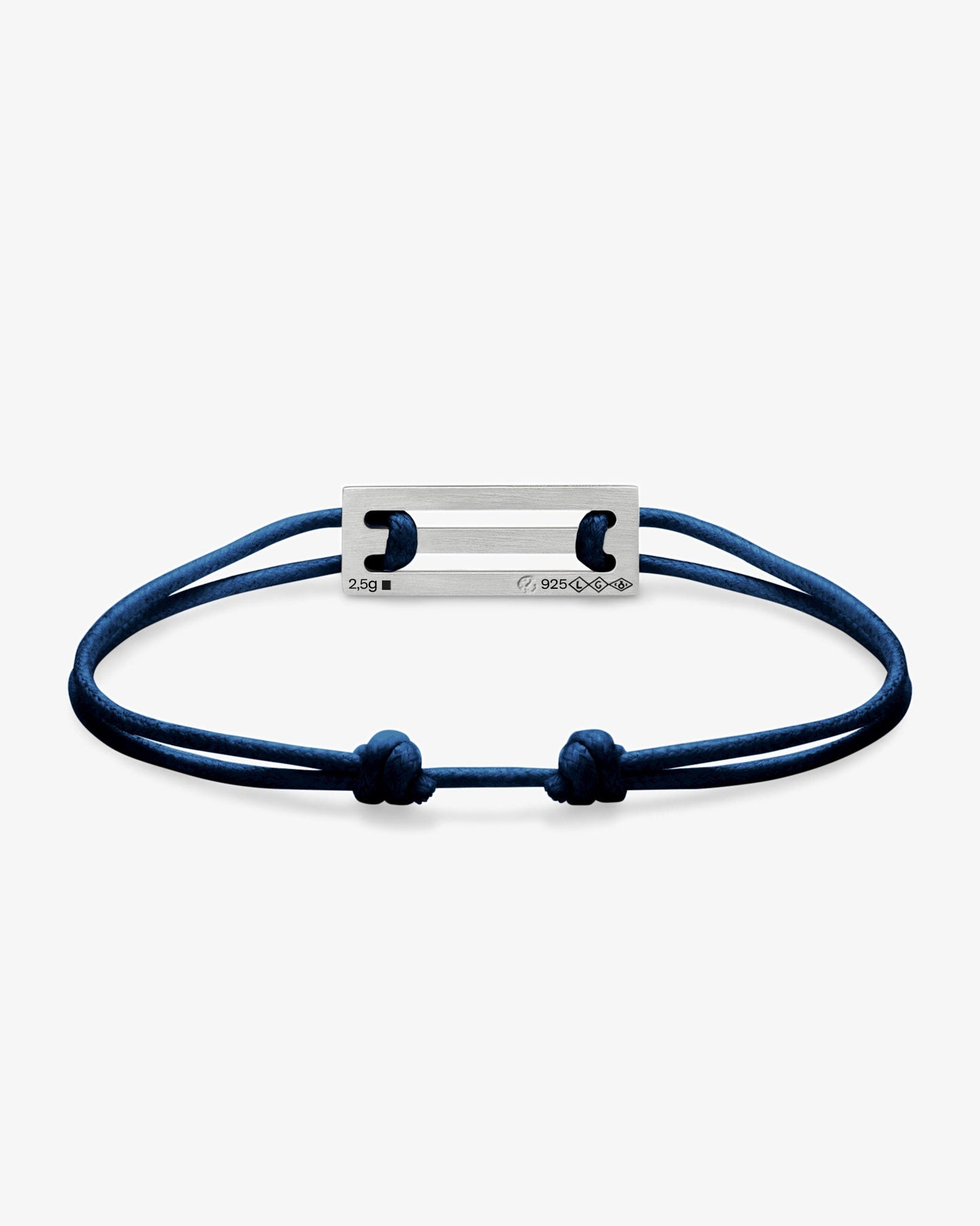 Le gramme 5g navy cord bracelet