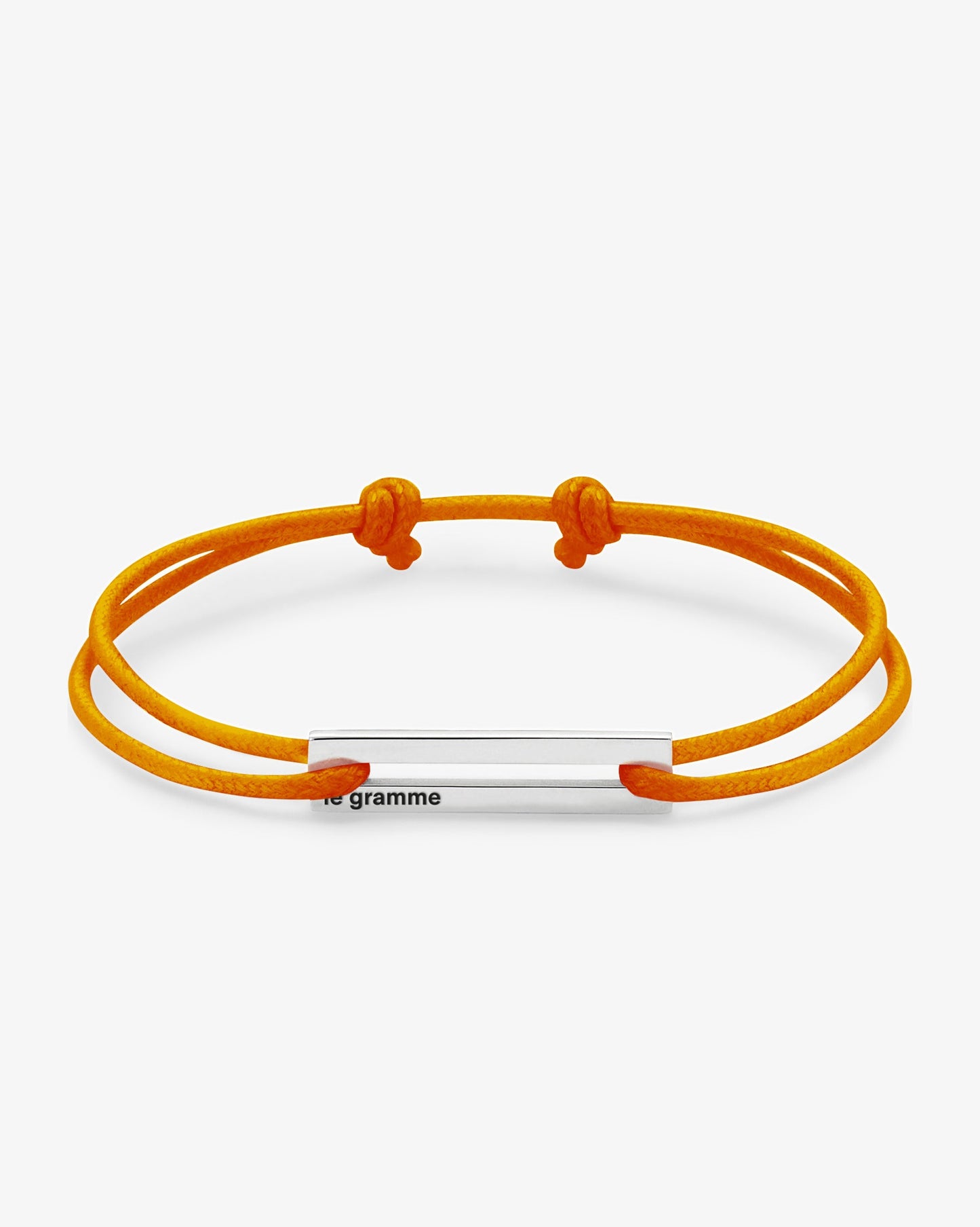 Le gramme 7g orange cord bracelet