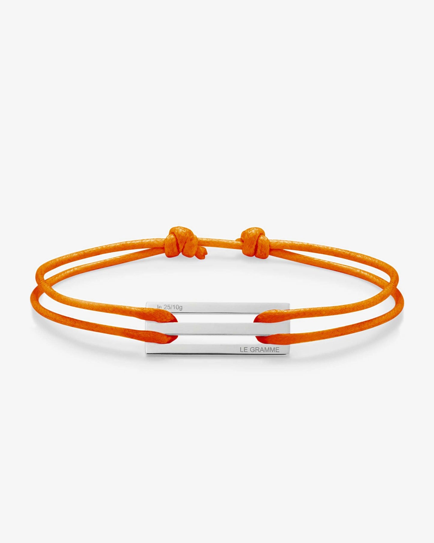 Le gramme 5g cord bracelet orange cord