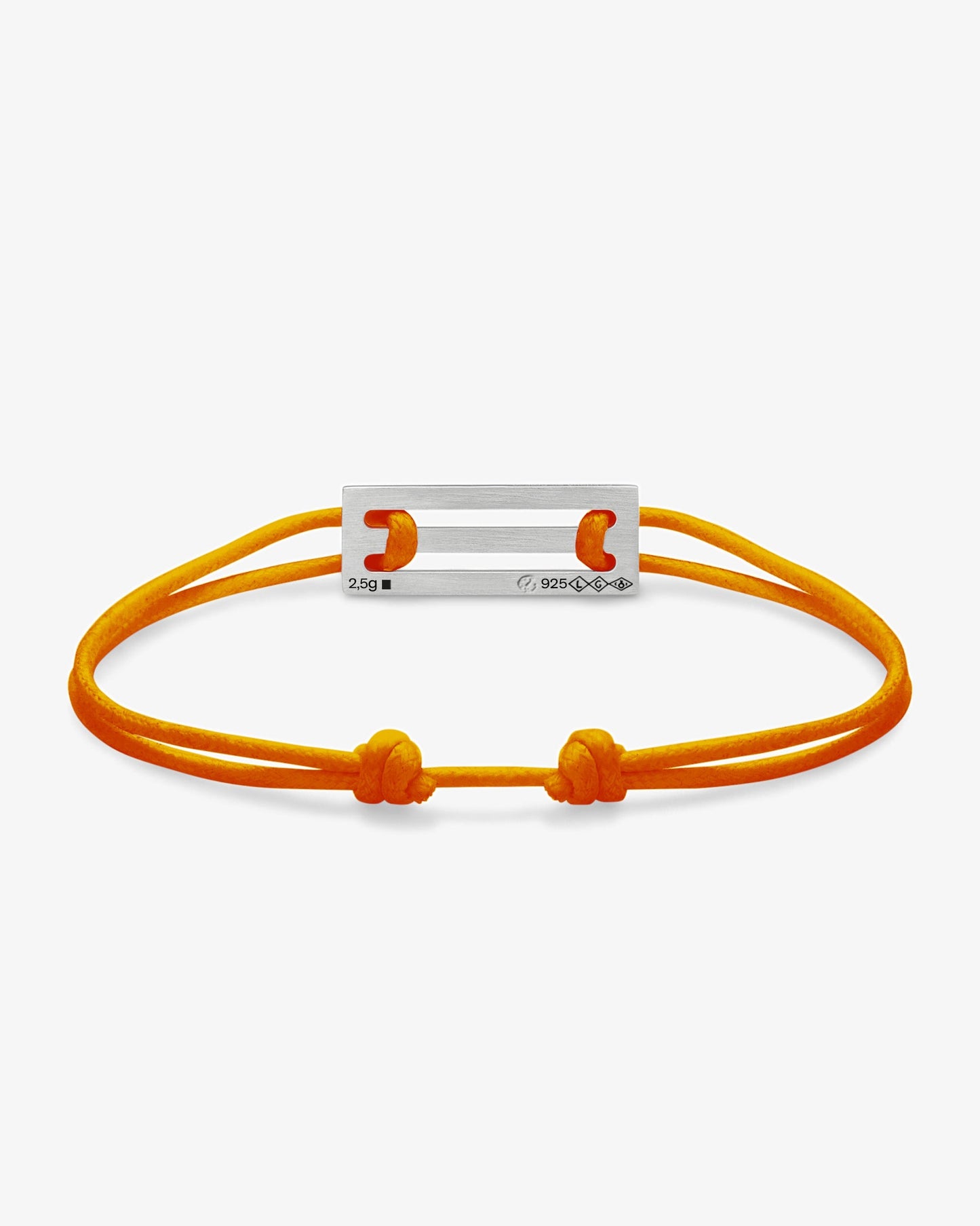 Le gramme 5g cord bracelet orange cord