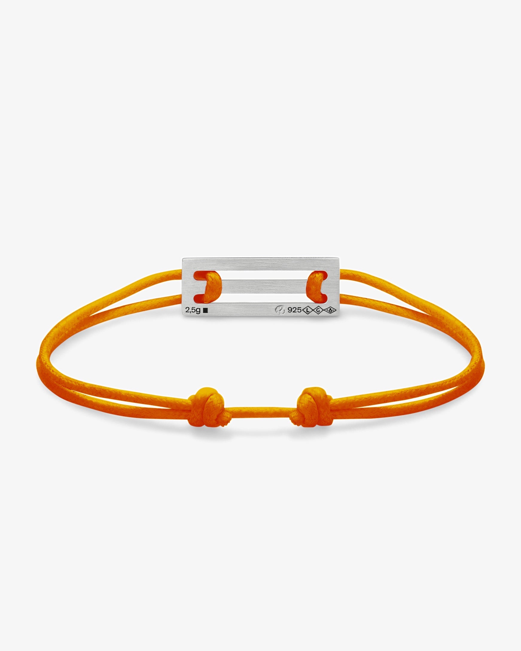 Le gramme 5g cord bracelet orange cord