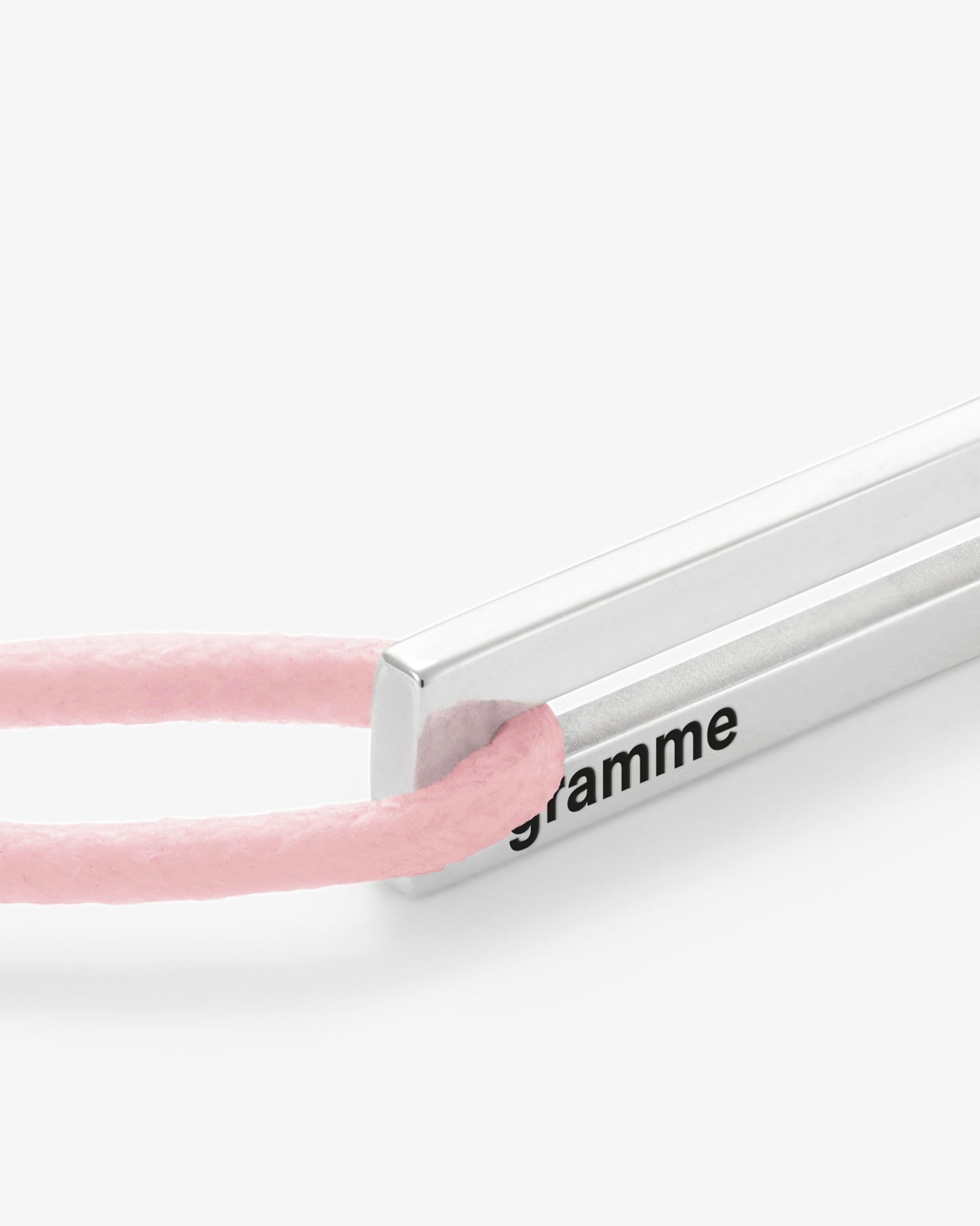 Le gramme 7g white cord bracelet