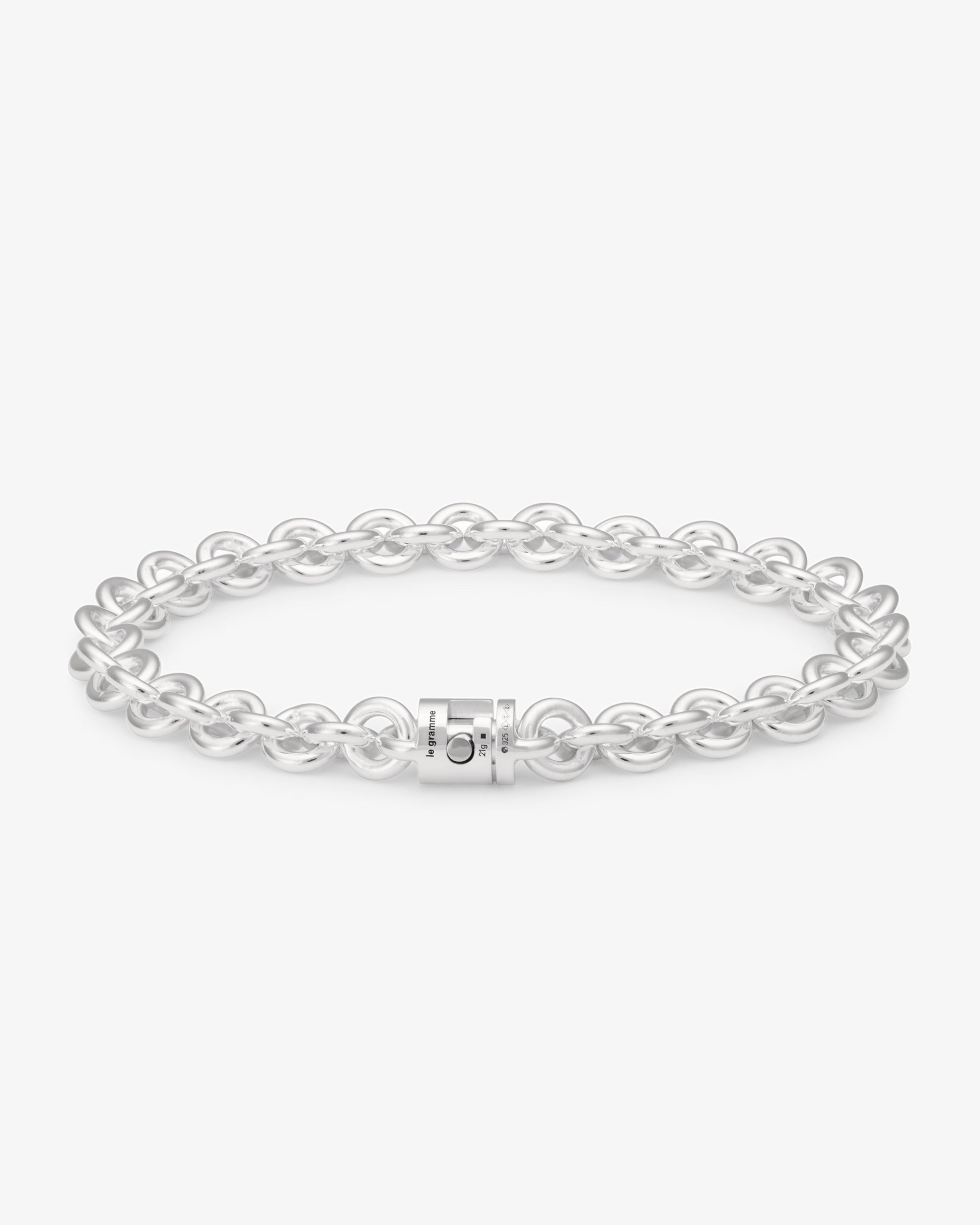 Le gramme 21g polished maillon bracelet