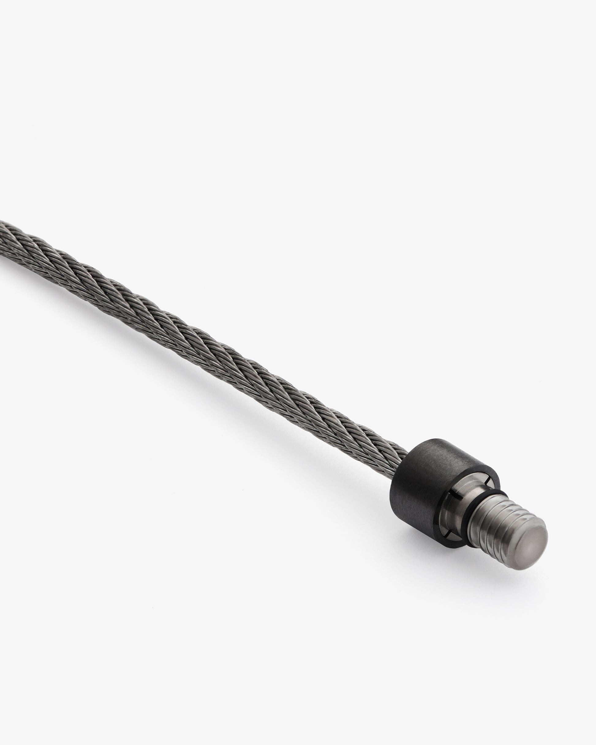 Le gramme 7g brushed ceramic cable bracelet