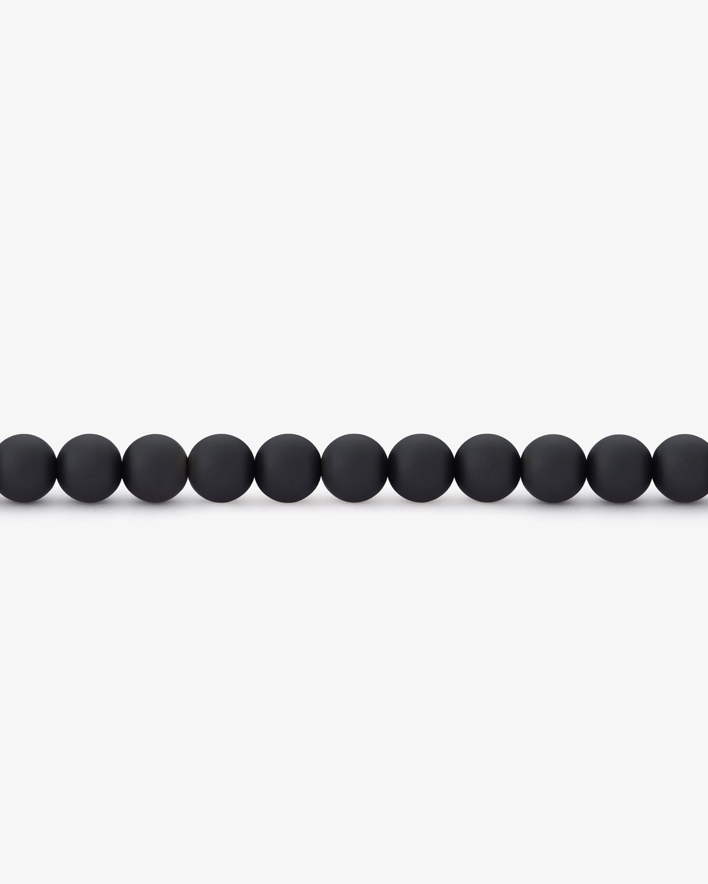 Le gramme 28g black brushed ceramic beads bracelet