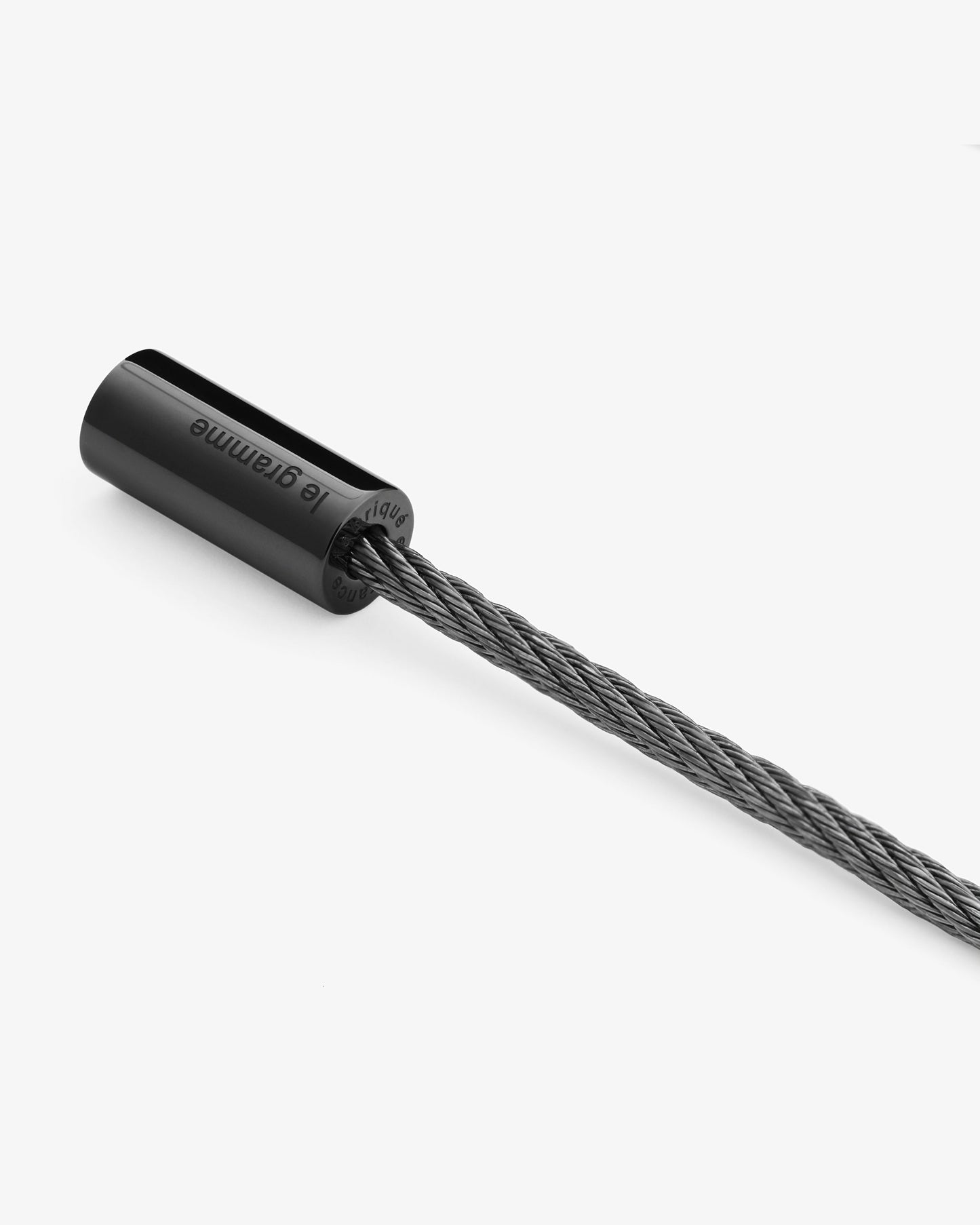 Le gramme 7g polished ceramic cable bracelet