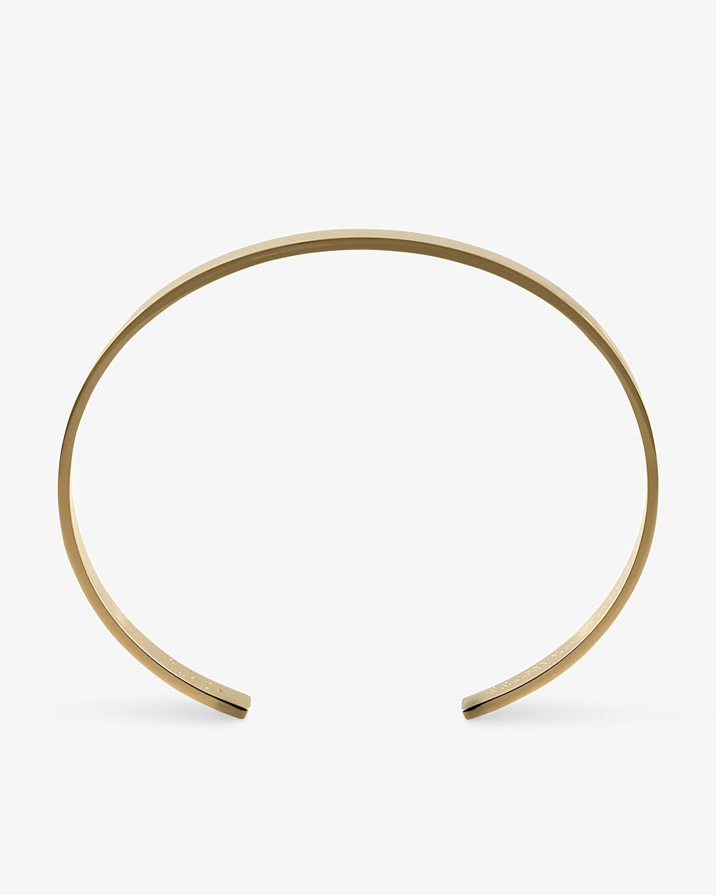 Le gramme 21g brushed 18k gold ribbon bracelet