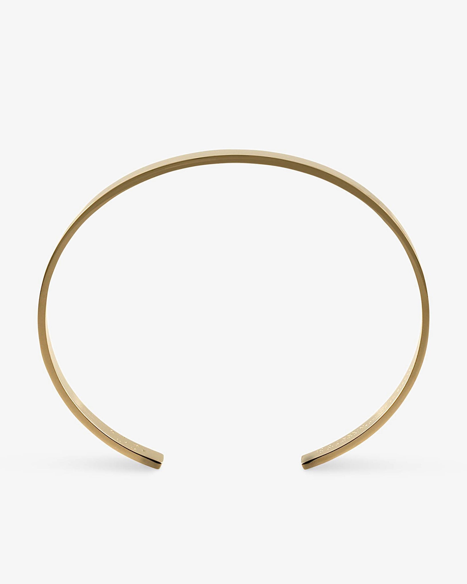 Le gramme 21g brushed 18k gold ribbon bracelet