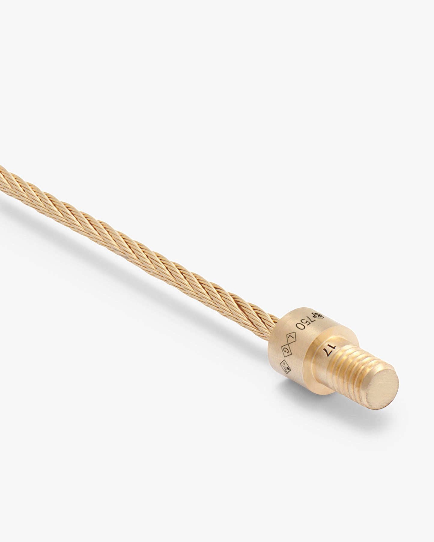 Le gramme 11g brushed 18k gold cable bracelet