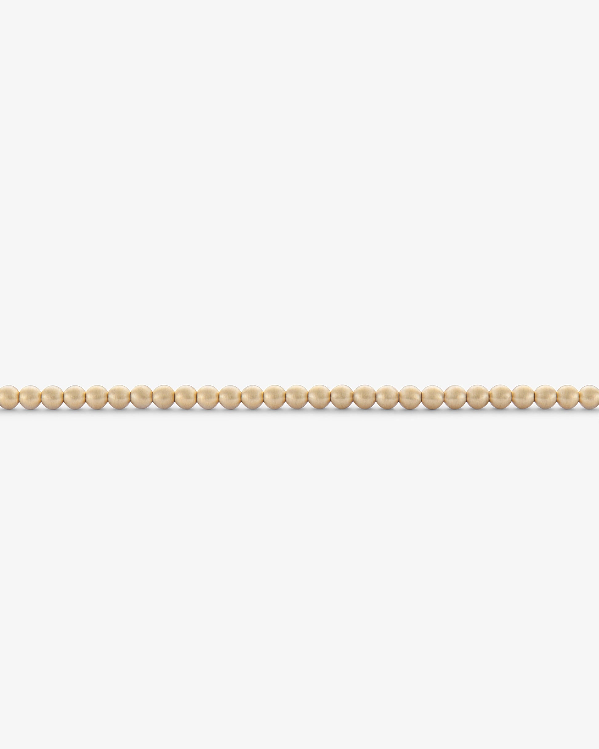 Le gramme 15g brushed 18k gold beads bracelet