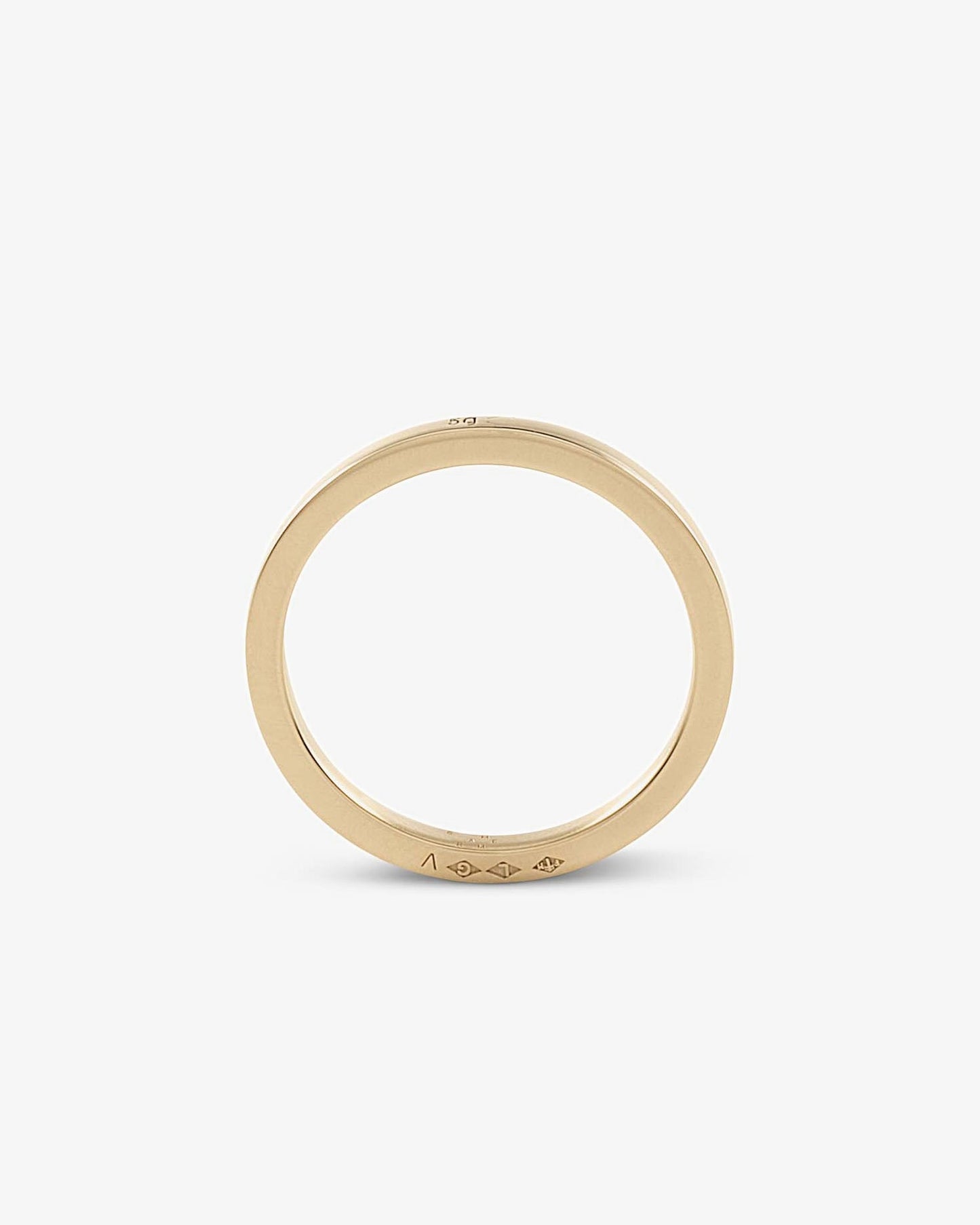 Le gramme 5g polished 18k gold ribbon ring