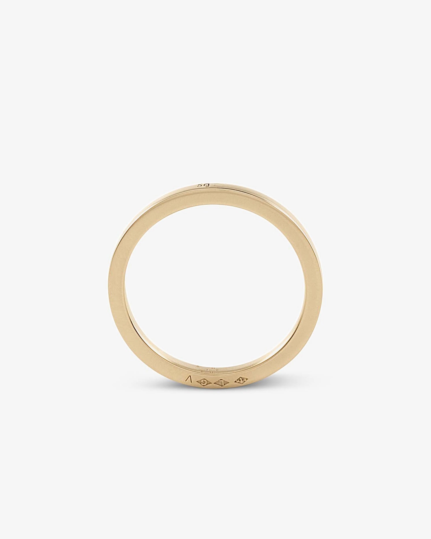 Le gramme 5g polished 18k gold ribbon ring