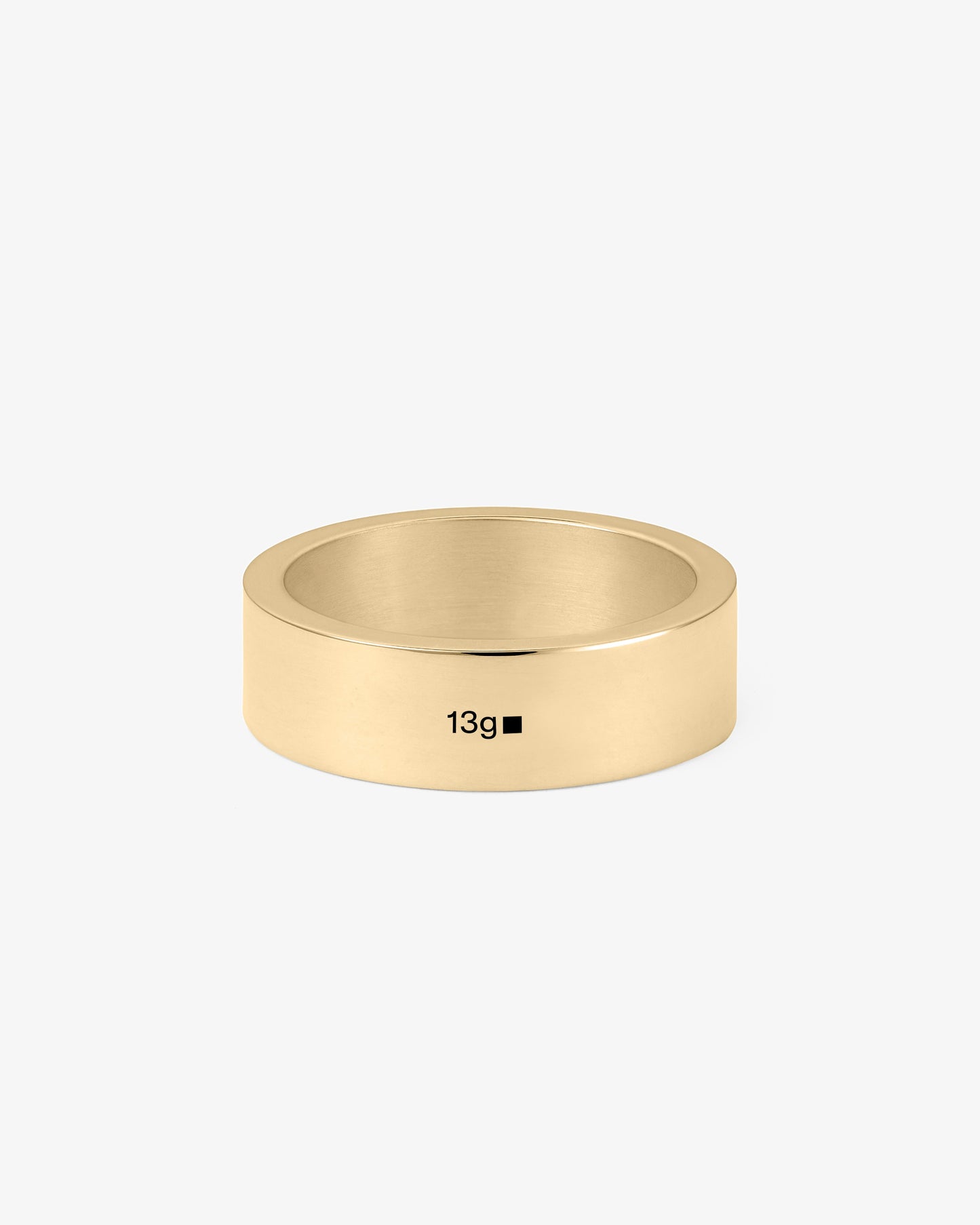 Le gramme 13g polished 18k gold ribbon ring