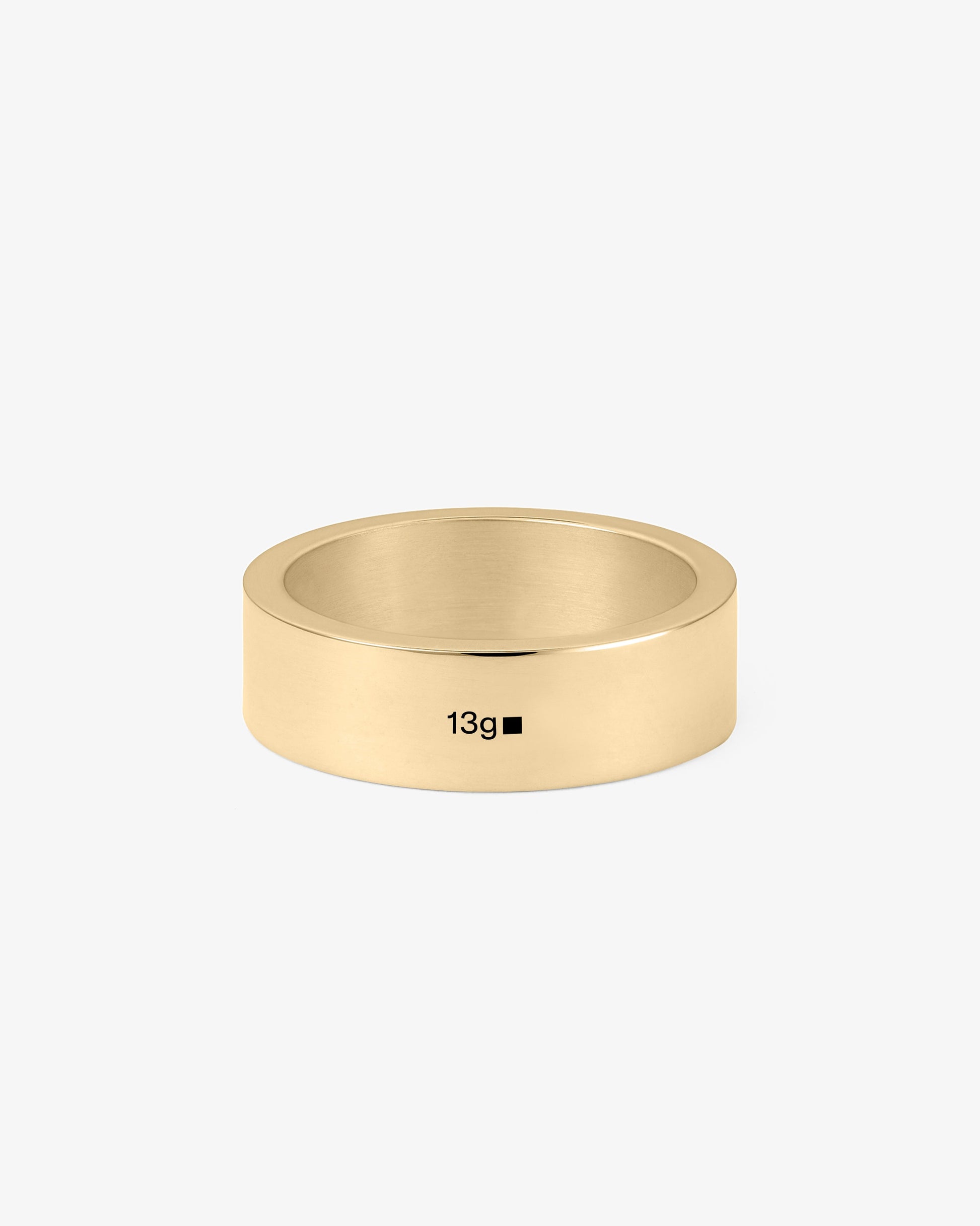 Le gramme 13g polished 18k gold ribbon ring