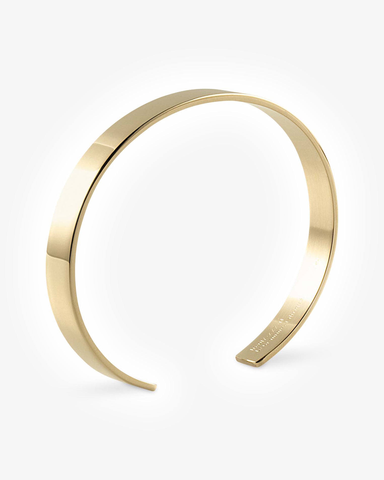 Le gramme 21g polished 18k gold ribbon bracelet