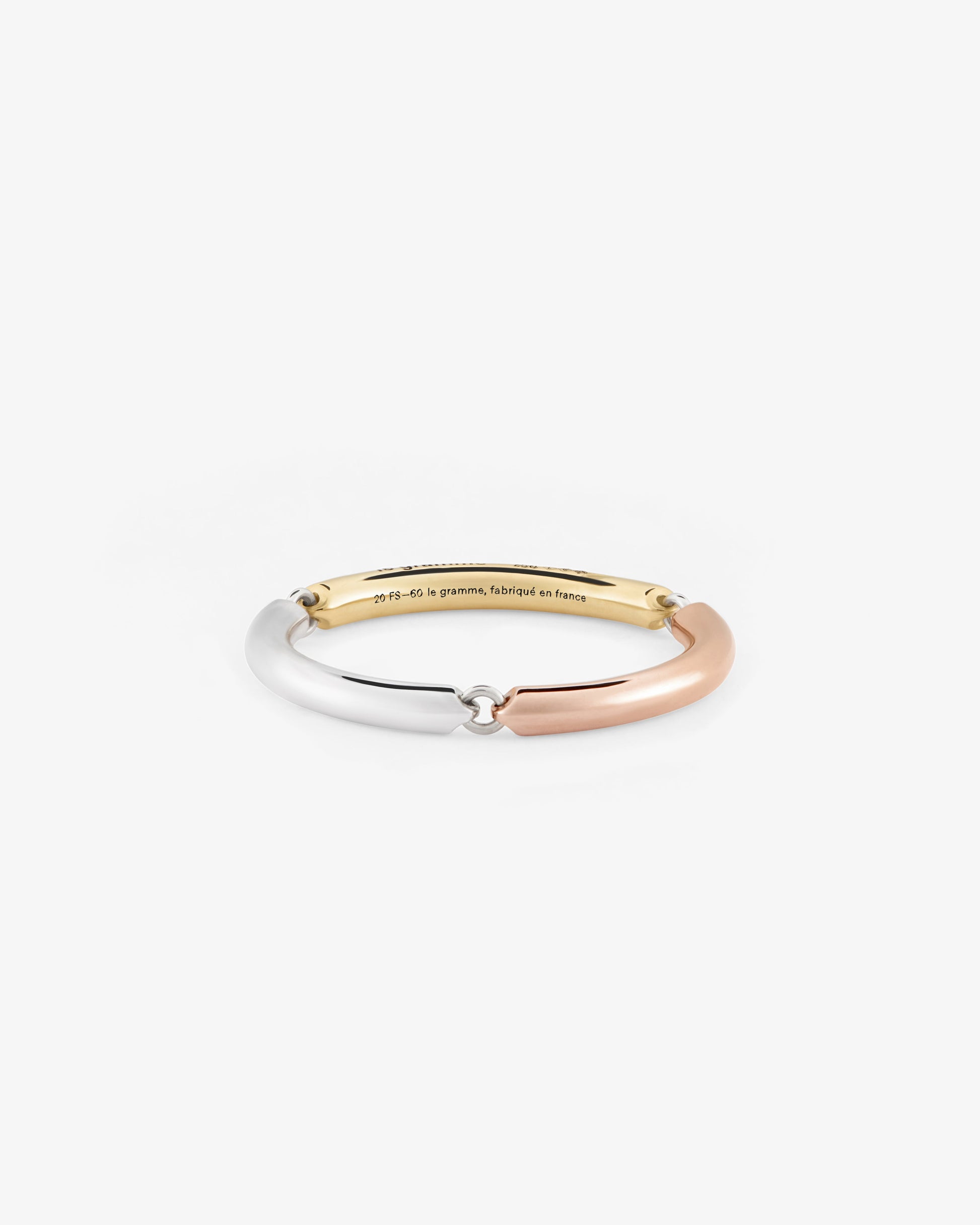 Le gramme 4g polished segment ring