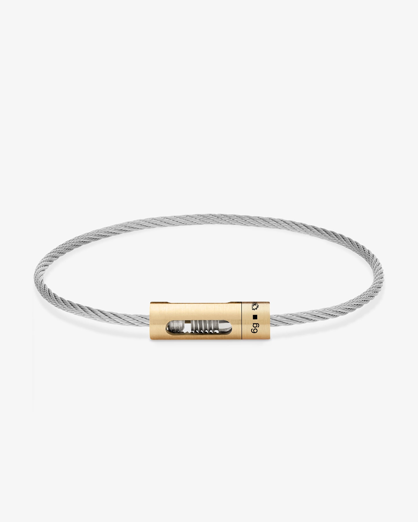 Le gramme 6g punched cable bracelet