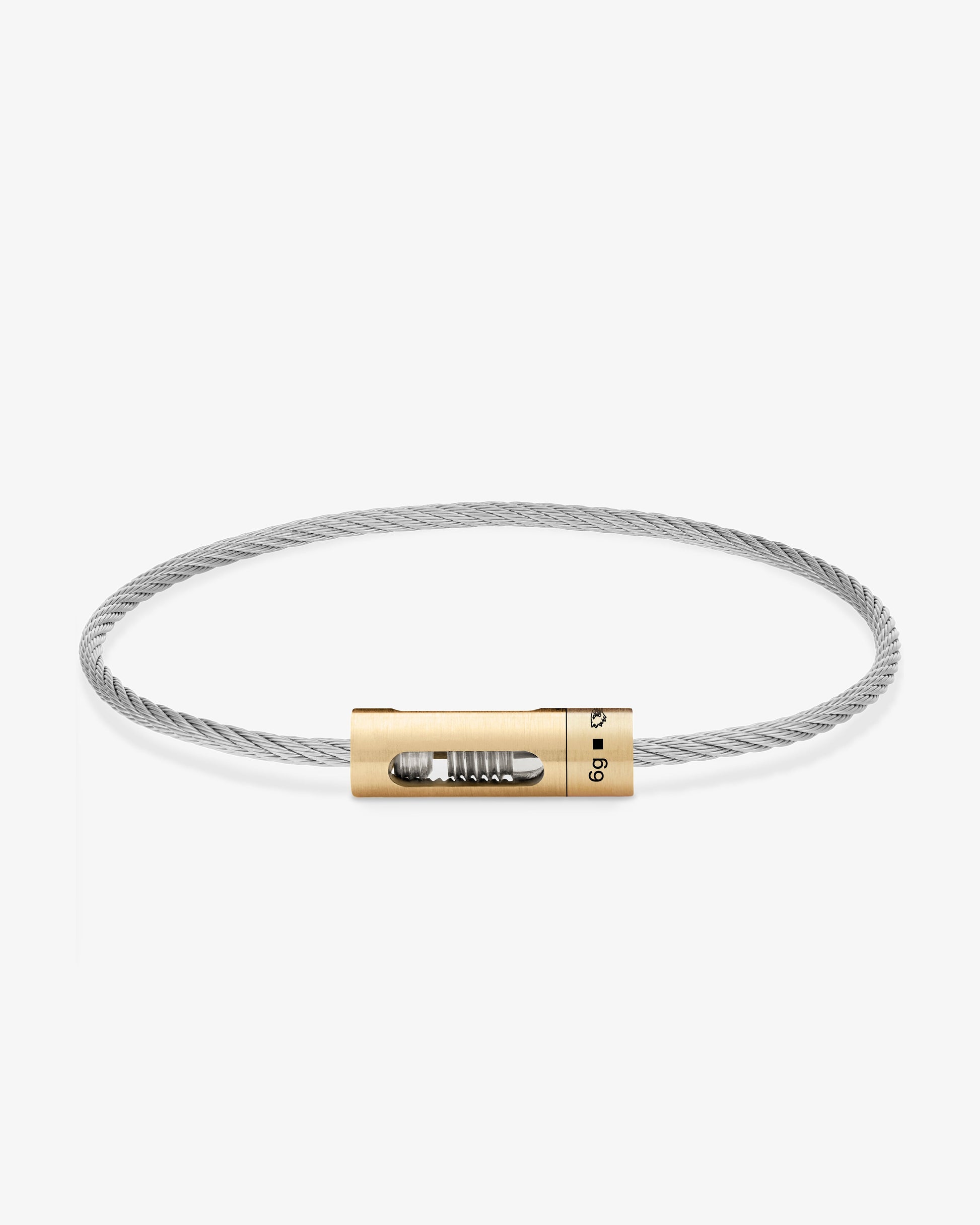 Le gramme 6g punched cable bracelet