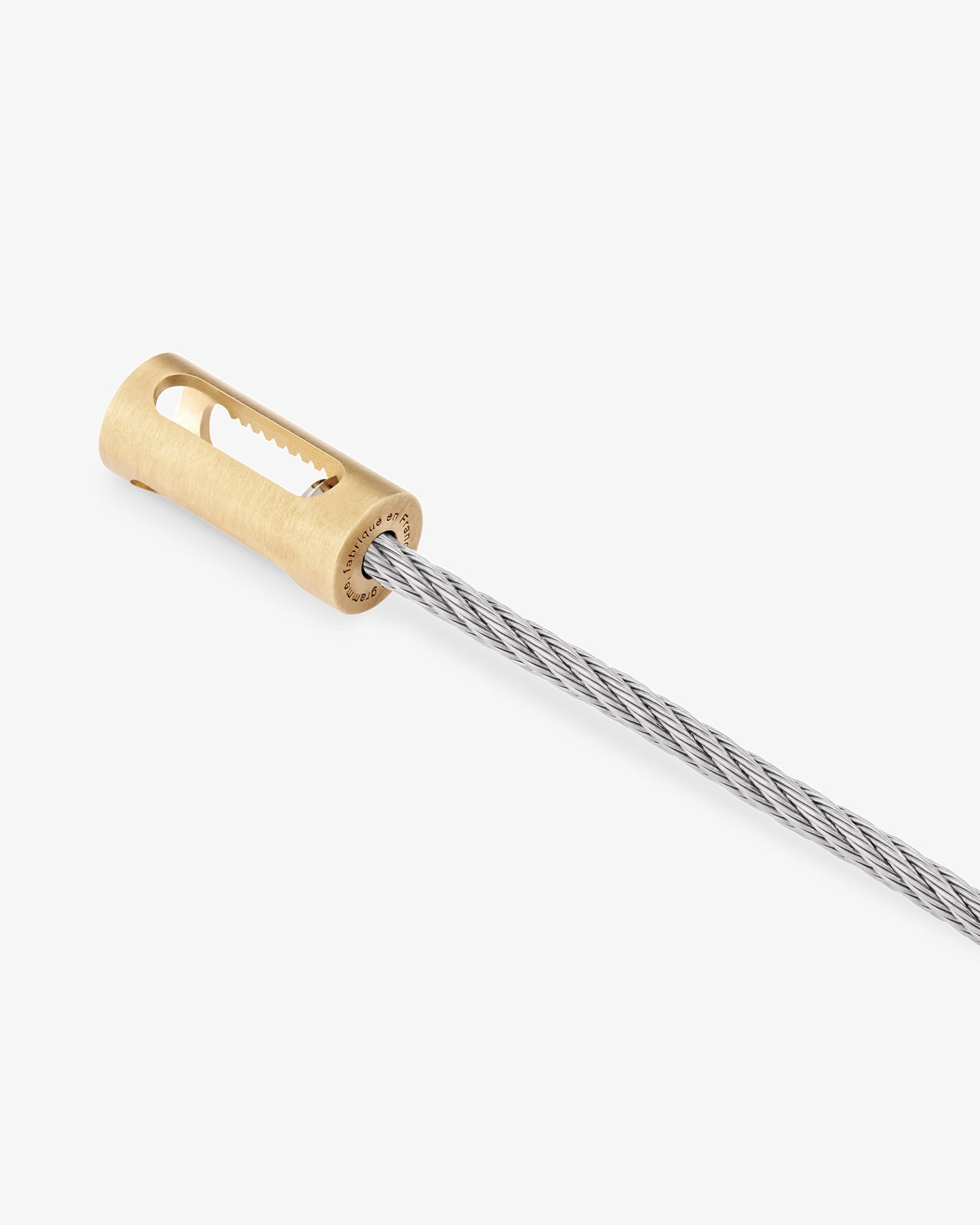 Le gramme 6g punched cable bracelet