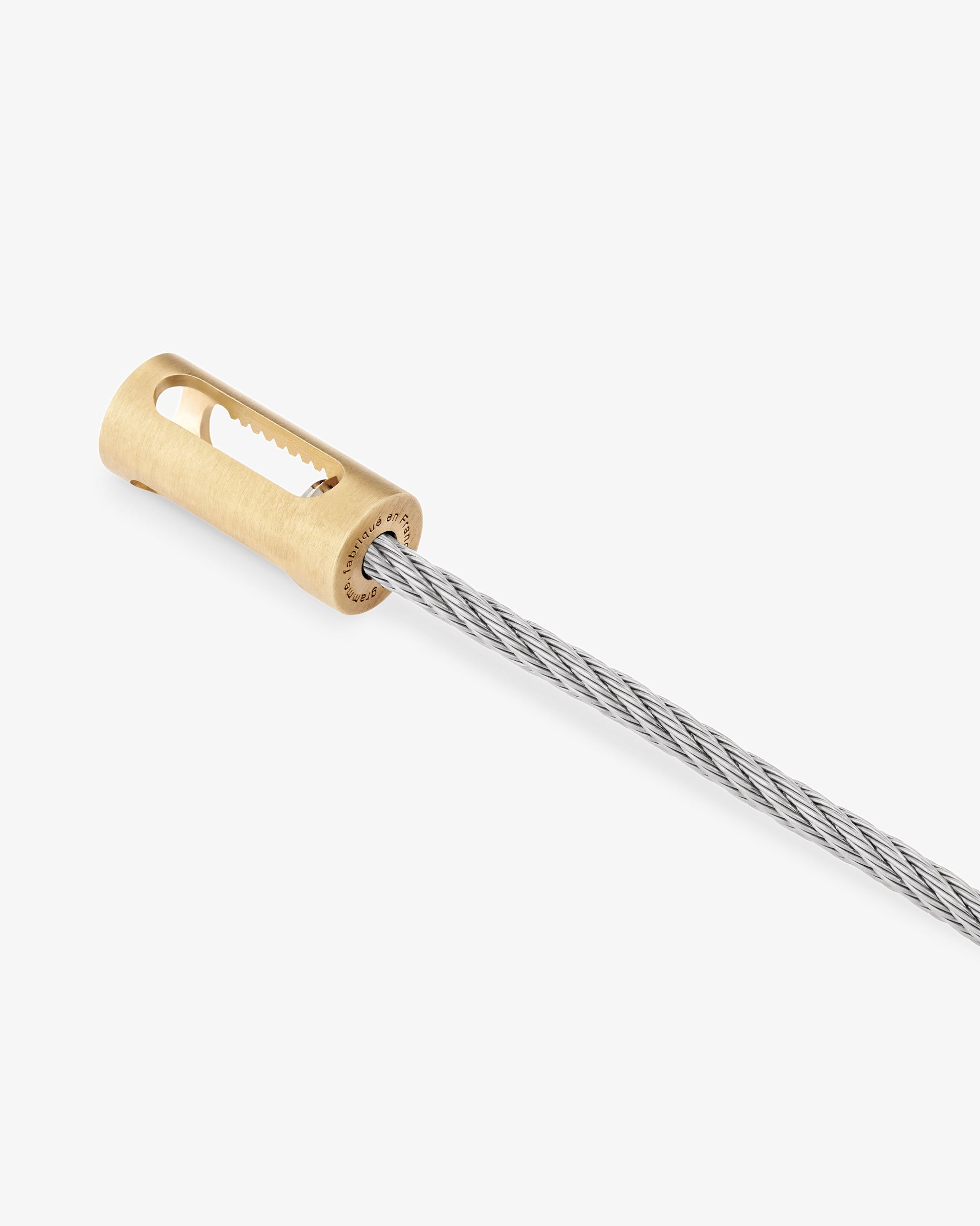 Le gramme 6g punched cable bracelet