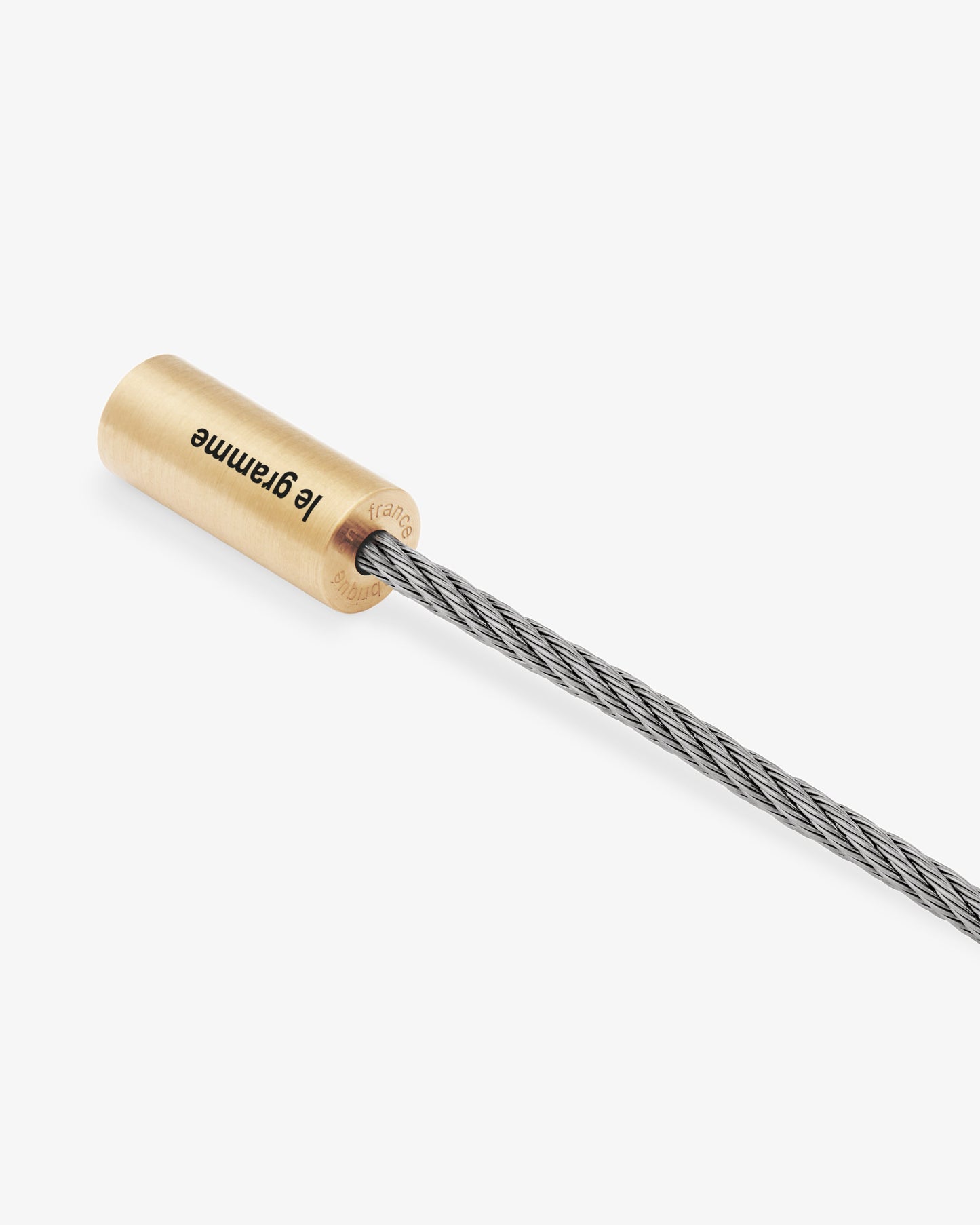 Le gramme 6g brushed 18k gold cable bracelet
