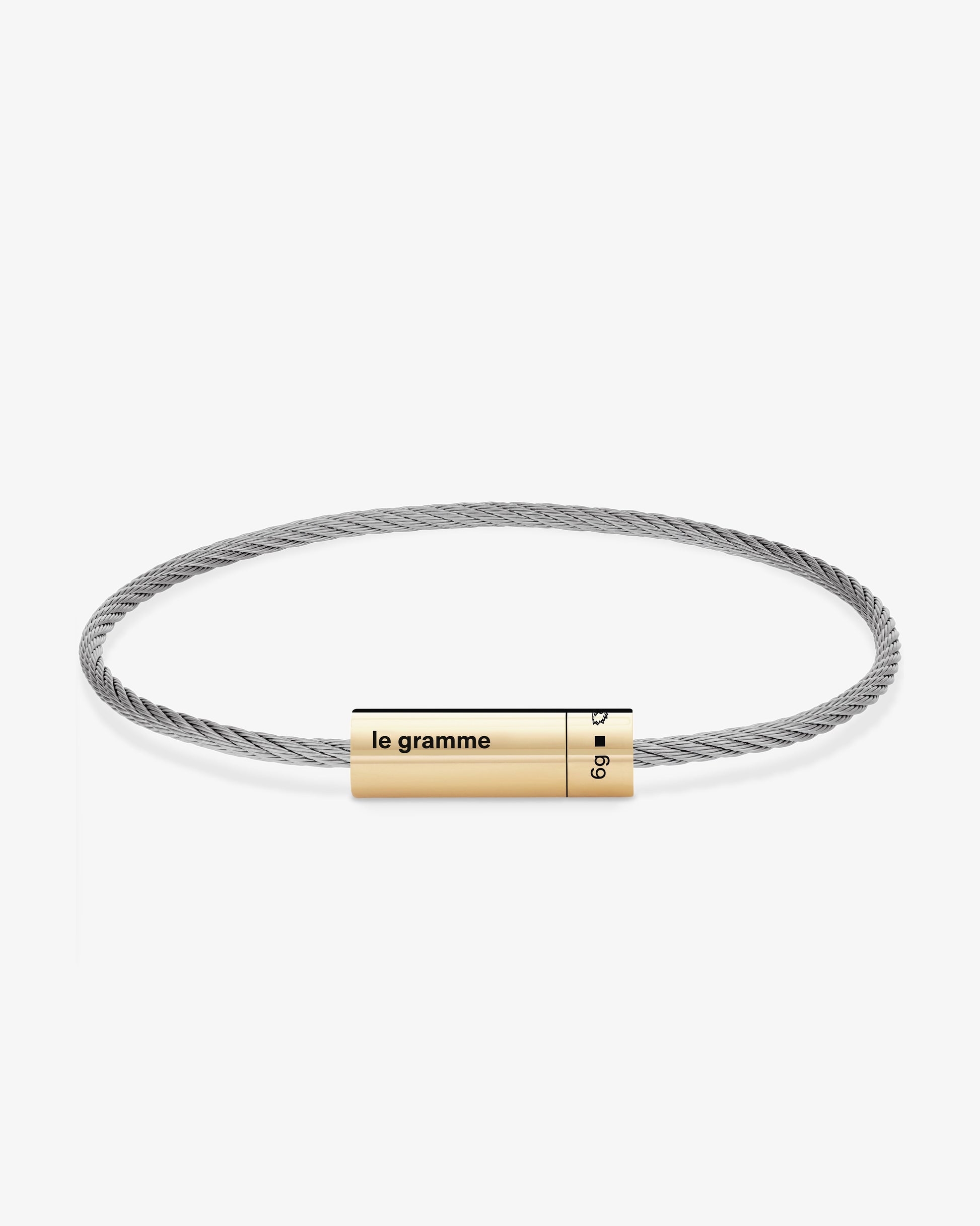 Le gramme 6g polished 18k gold cable bracelet