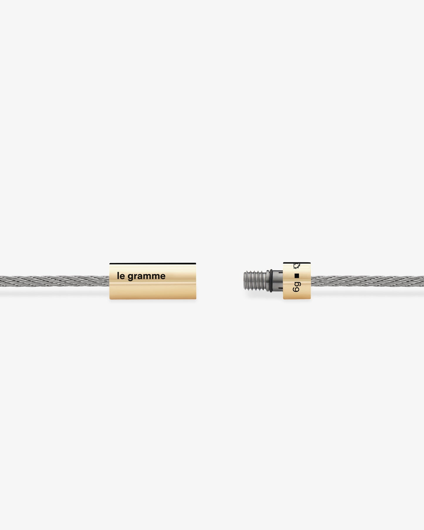 Le gramme 6g polished 18k gold cable bracelet