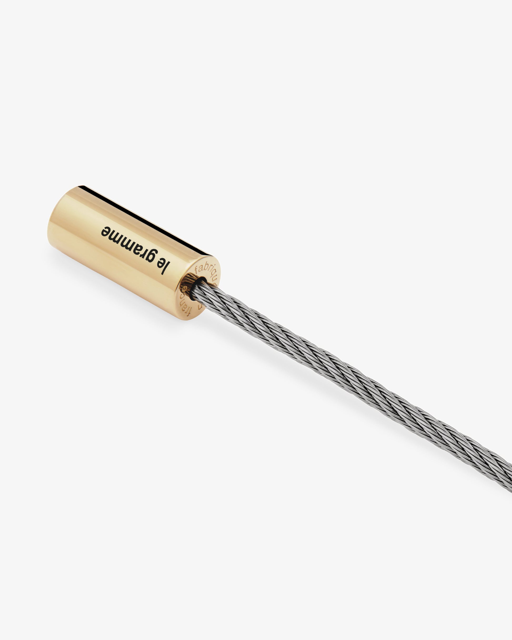 Le gramme 6g polished 18k gold cable bracelet