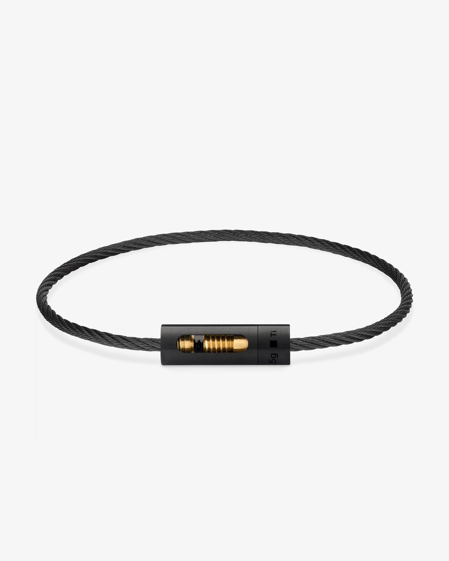 Le gramme 5g punched cable bracelet
