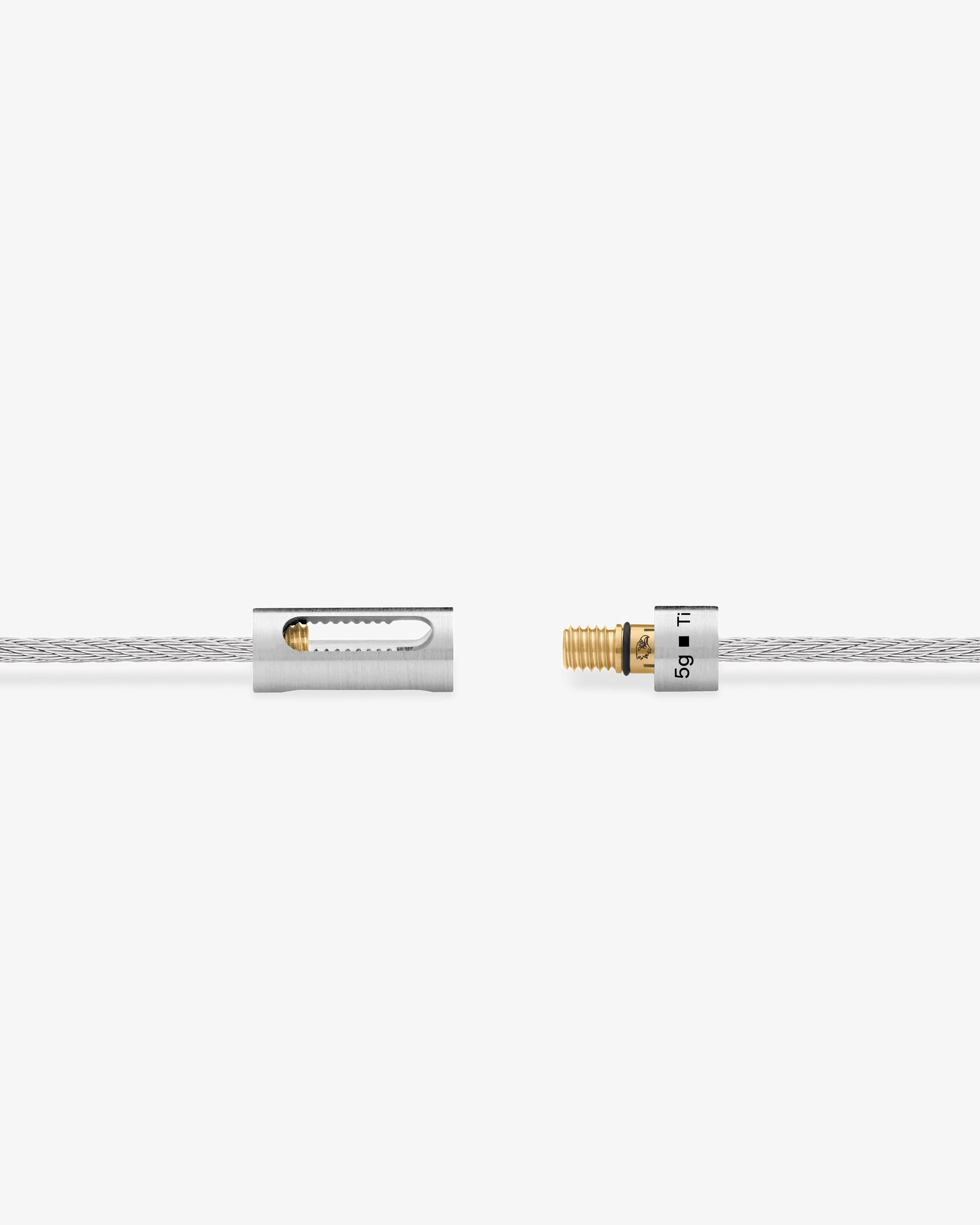 Le gramme 5g punched cable bracelet
