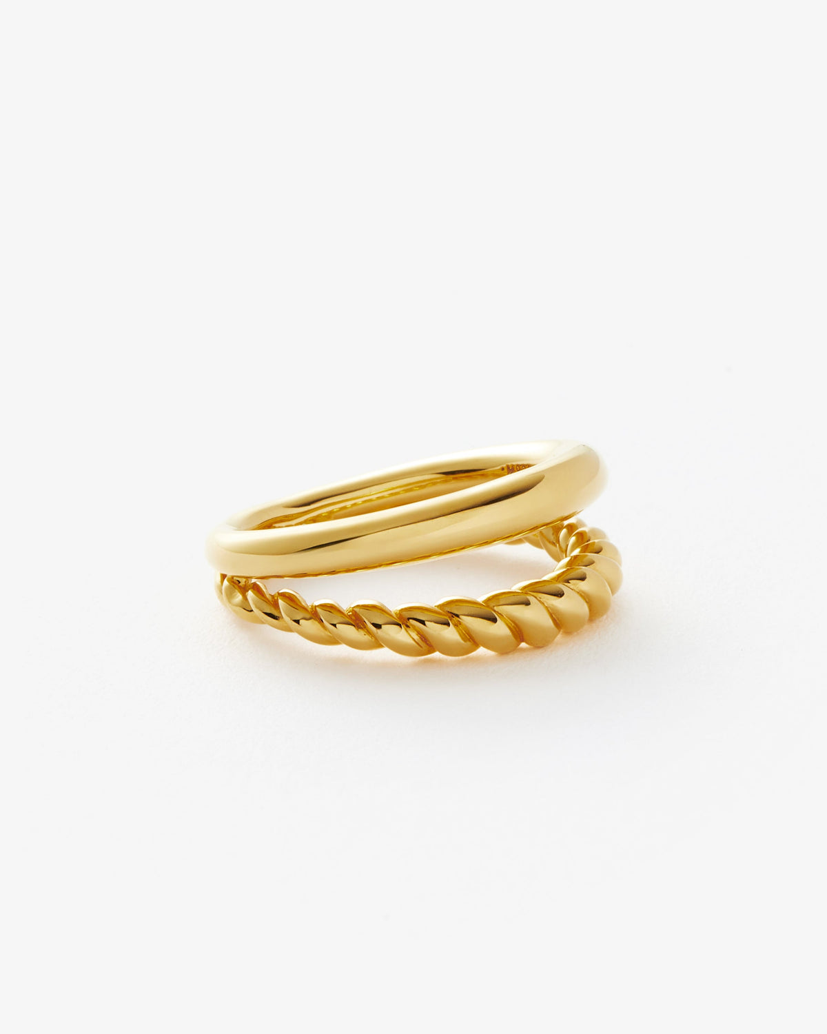 Missoma Radial Ring in gold vermeil, view 2